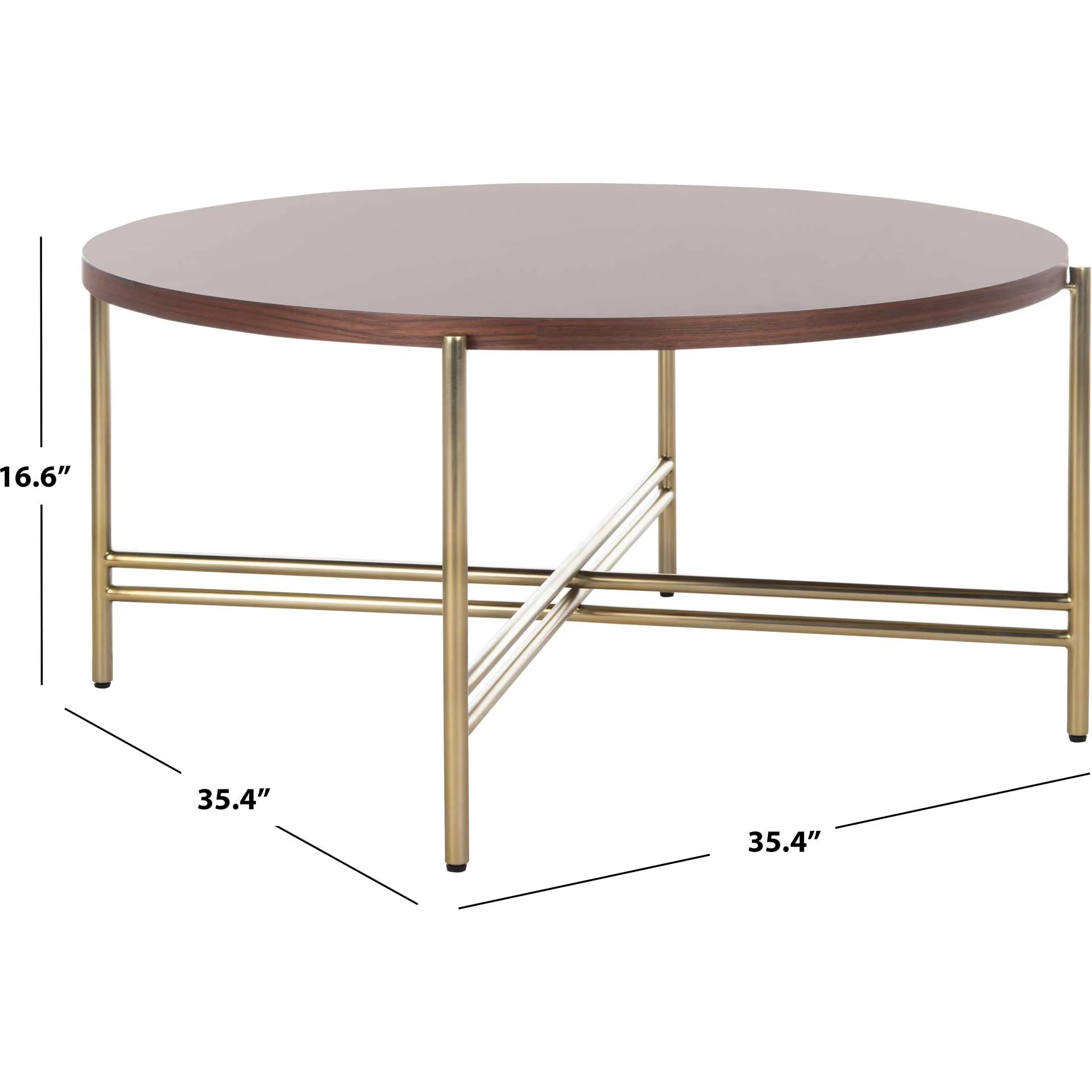 Caden Cocktail Table Natural/Gold - Image 7