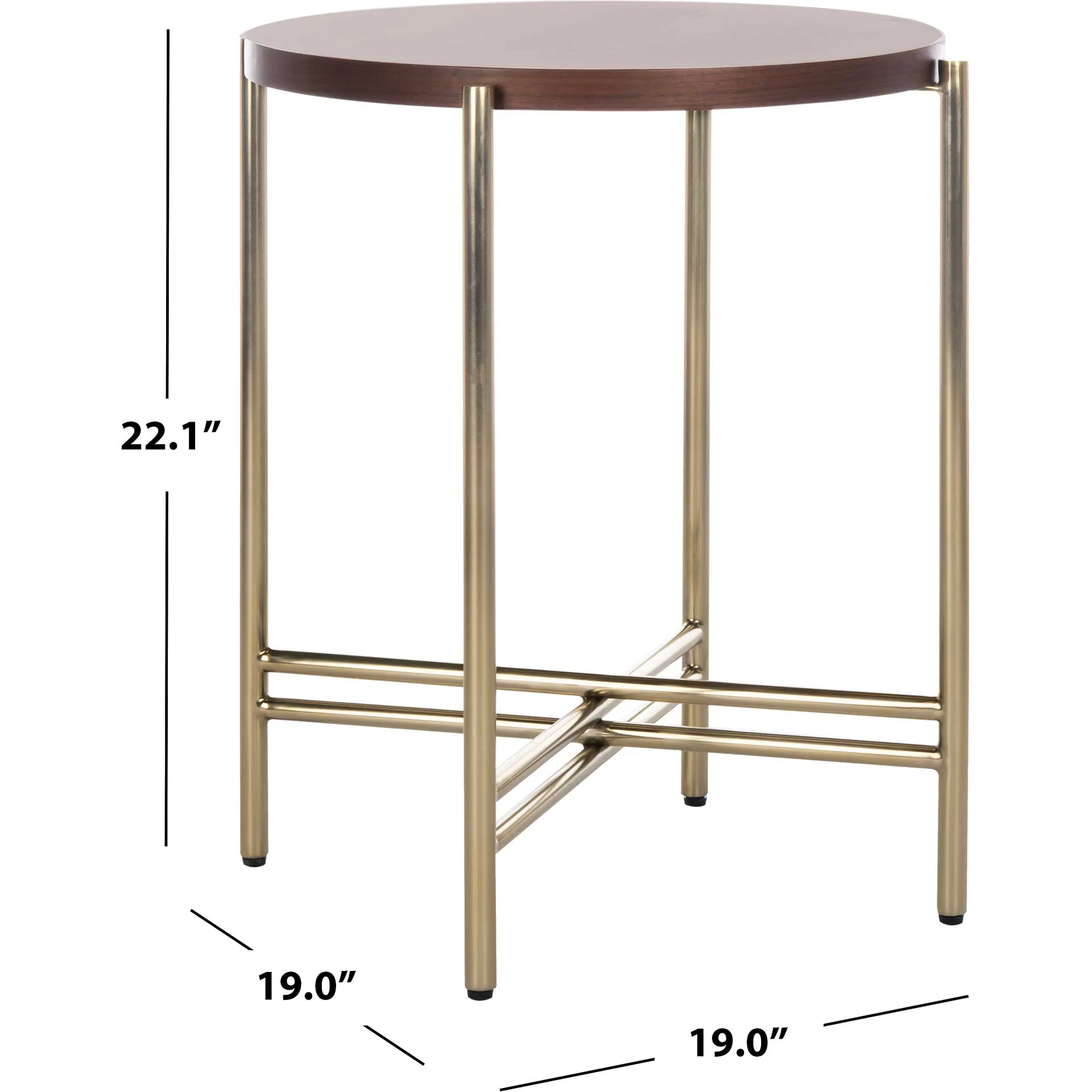 Caden End Table Natural/Gold - Image 7