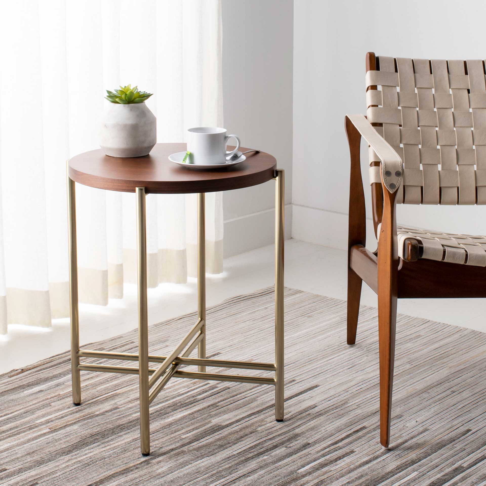 Caden End Table Natural/Gold - Image 8