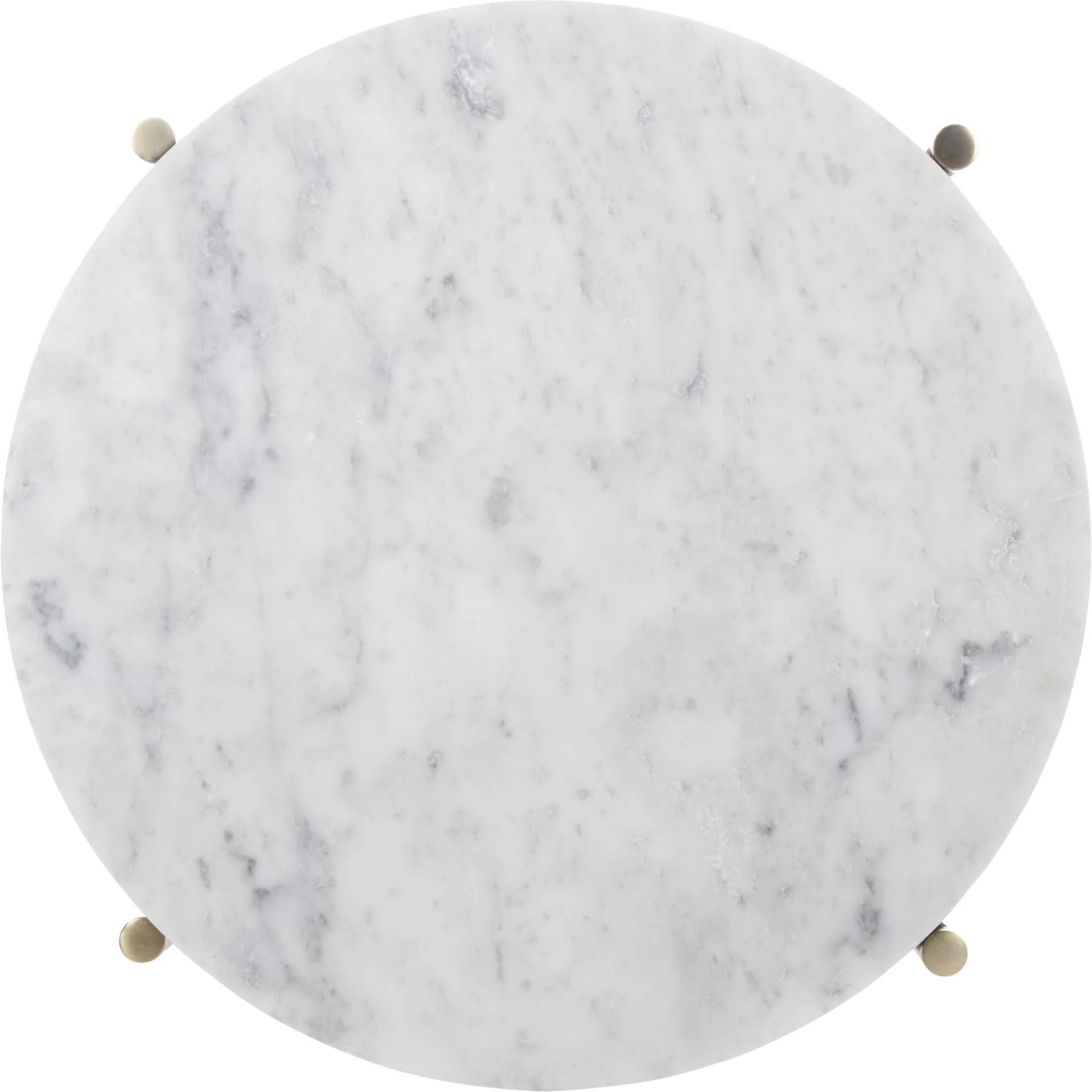 Caden End Table White/Gold - Image 3