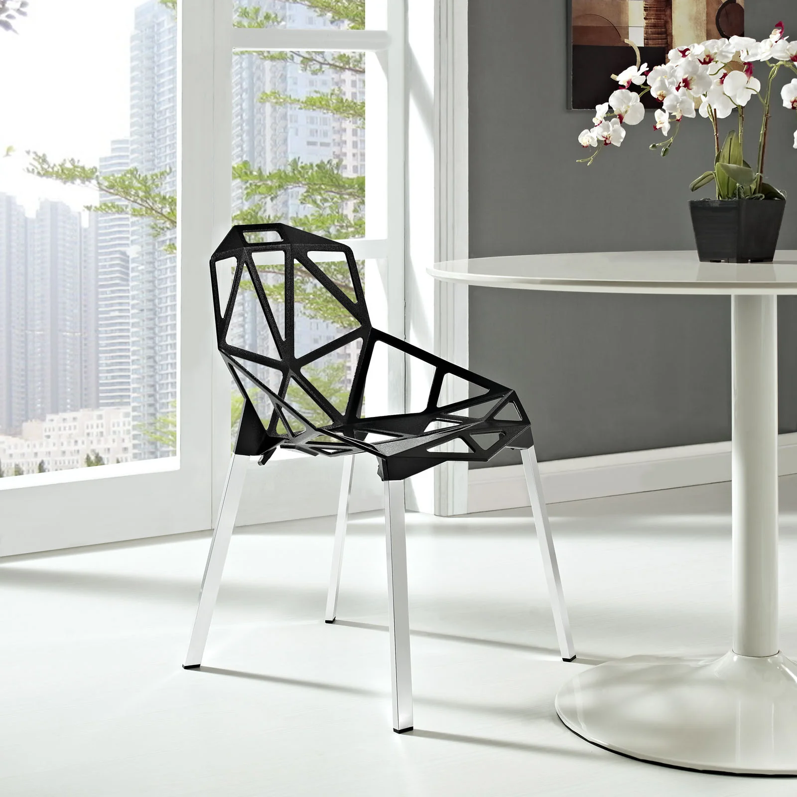 Caenis Side Chair Black - Image 4