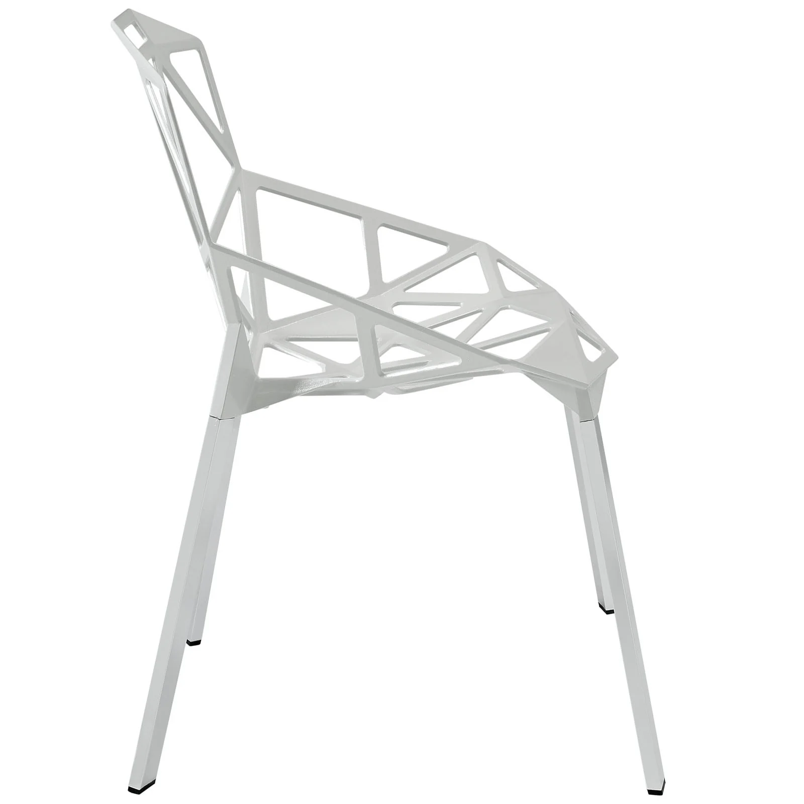 Caenis Side Chair White - Image 2