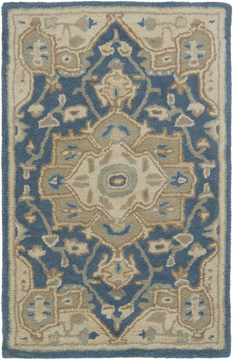 Caesar Navy/Light Gray Area Rug - Image 4