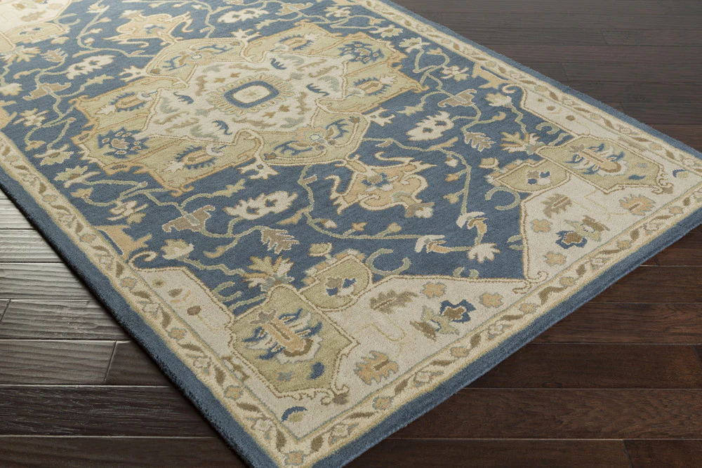 Caesar Navy/Light Gray Area Rug - Image 5