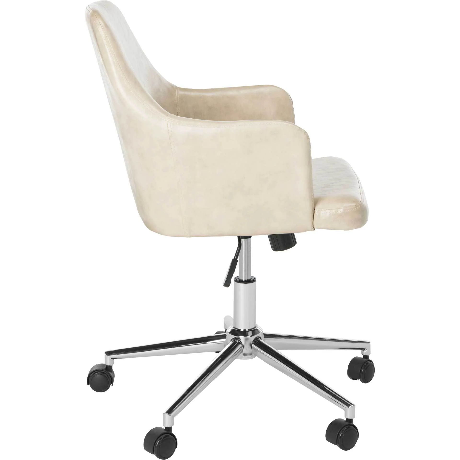Caiden Swivel Office Chair Beige - Image 2
