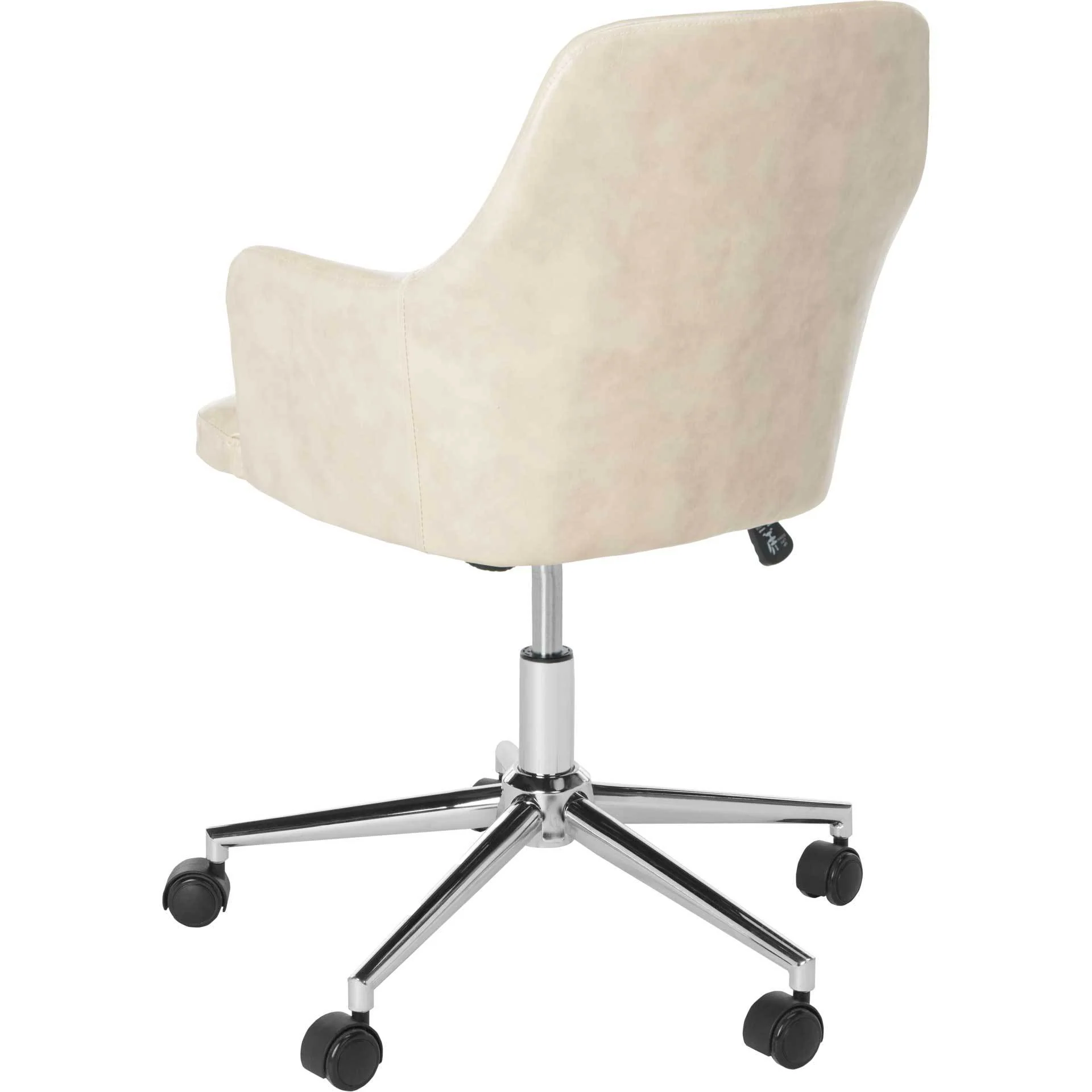 Caiden Swivel Office Chair Beige - Image 4