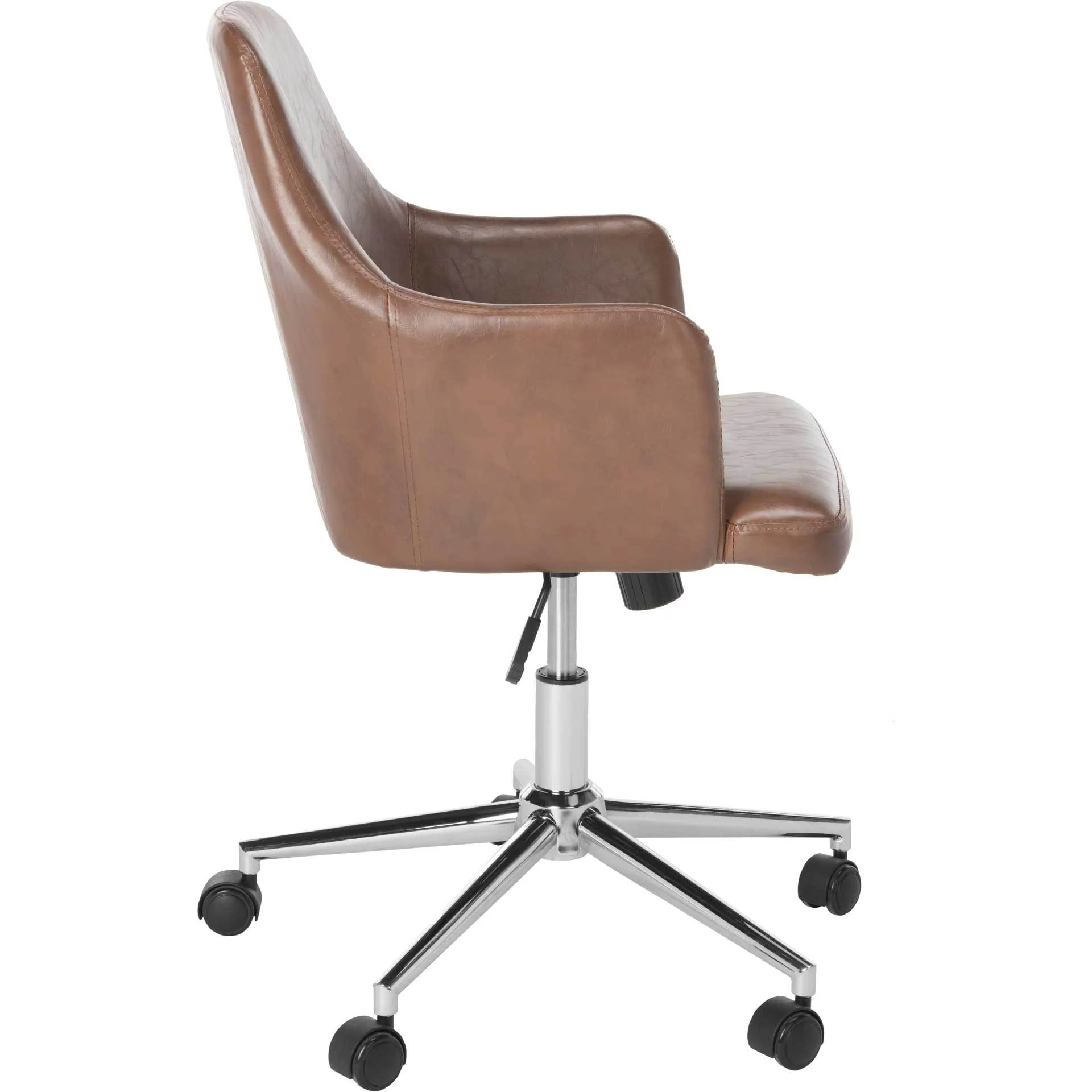 Caiden Swivel Office Chair Brown - Image 2