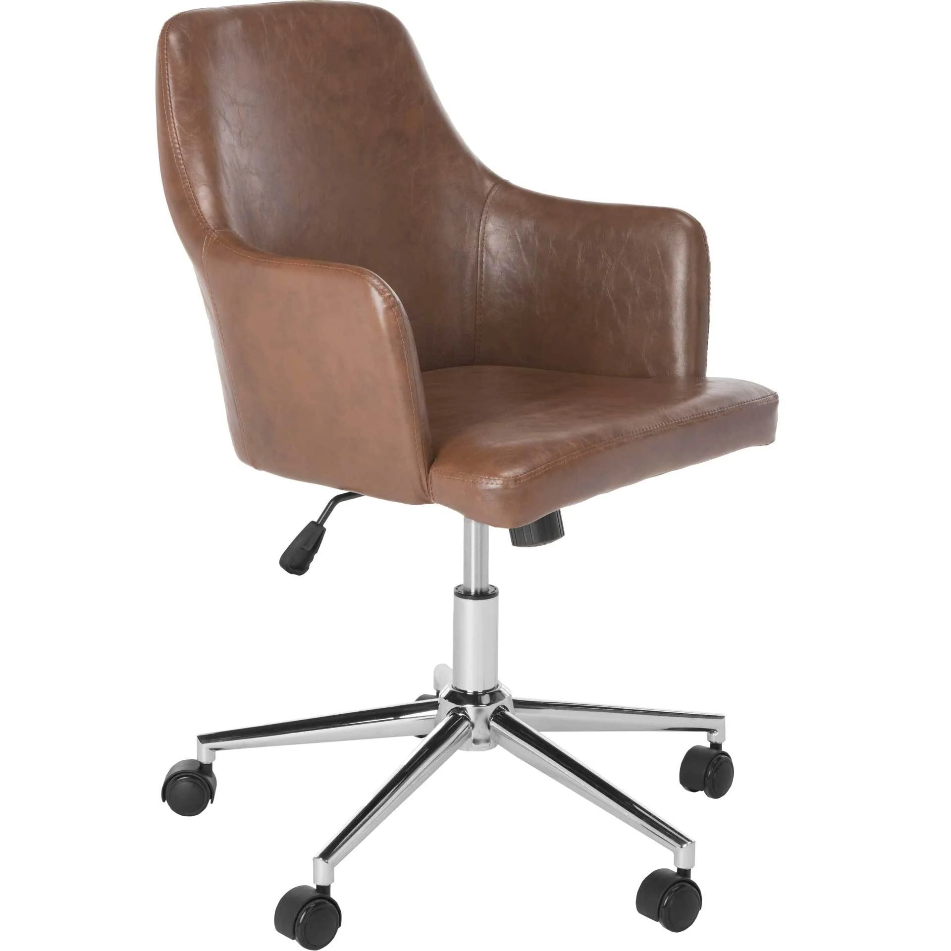Caiden Swivel Office Chair Brown - Image 3