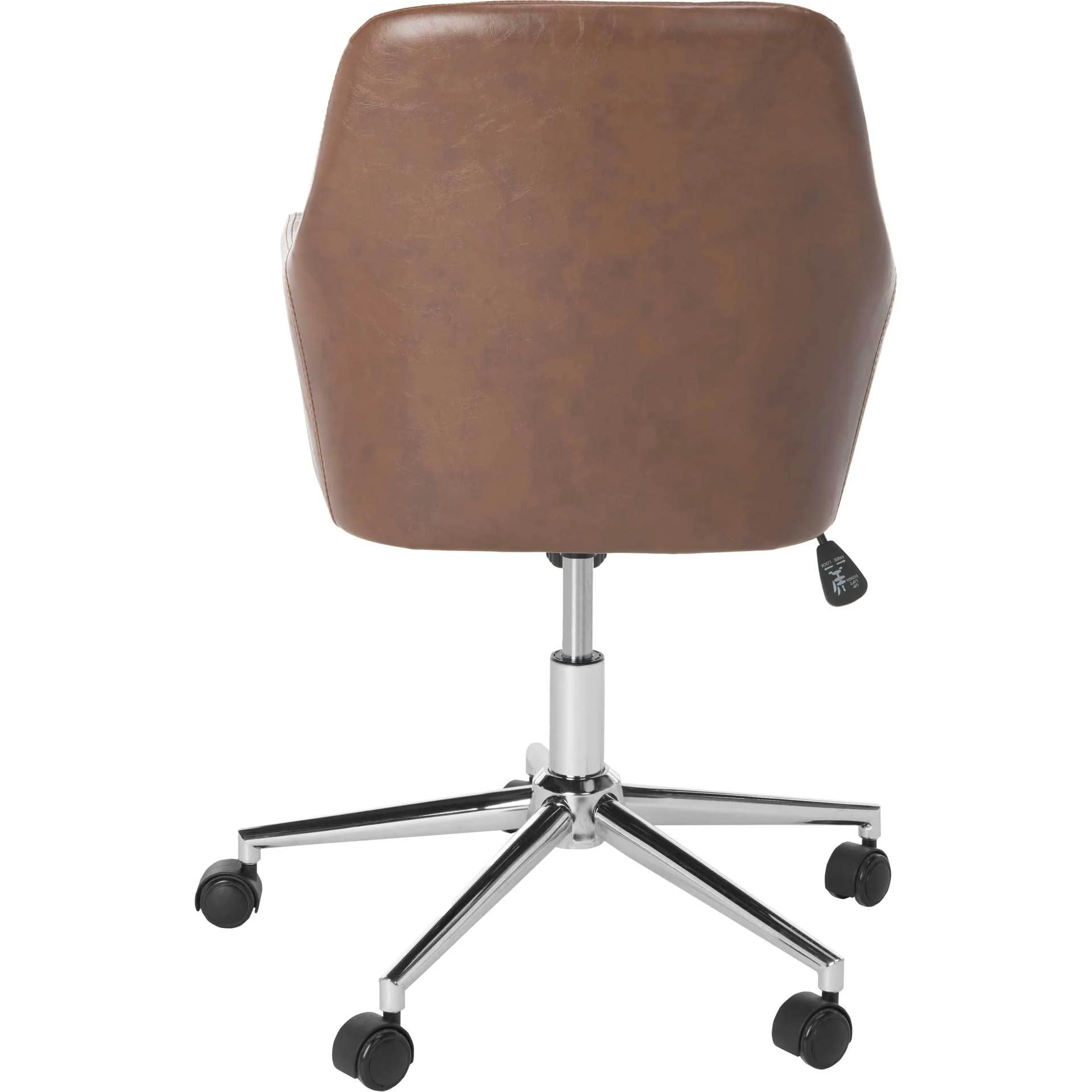 Caiden Swivel Office Chair Brown - Image 5