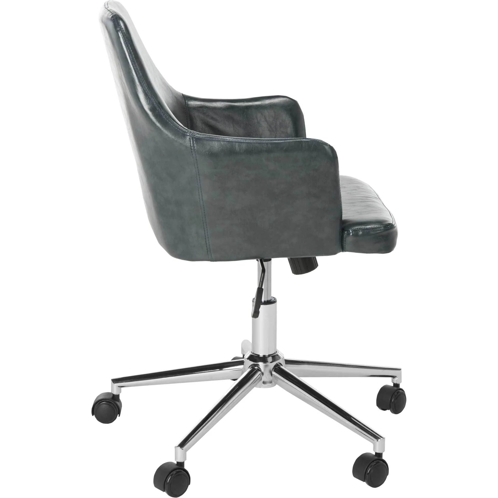 Caiden Swivel Office Chair Dark Gray - Image 2