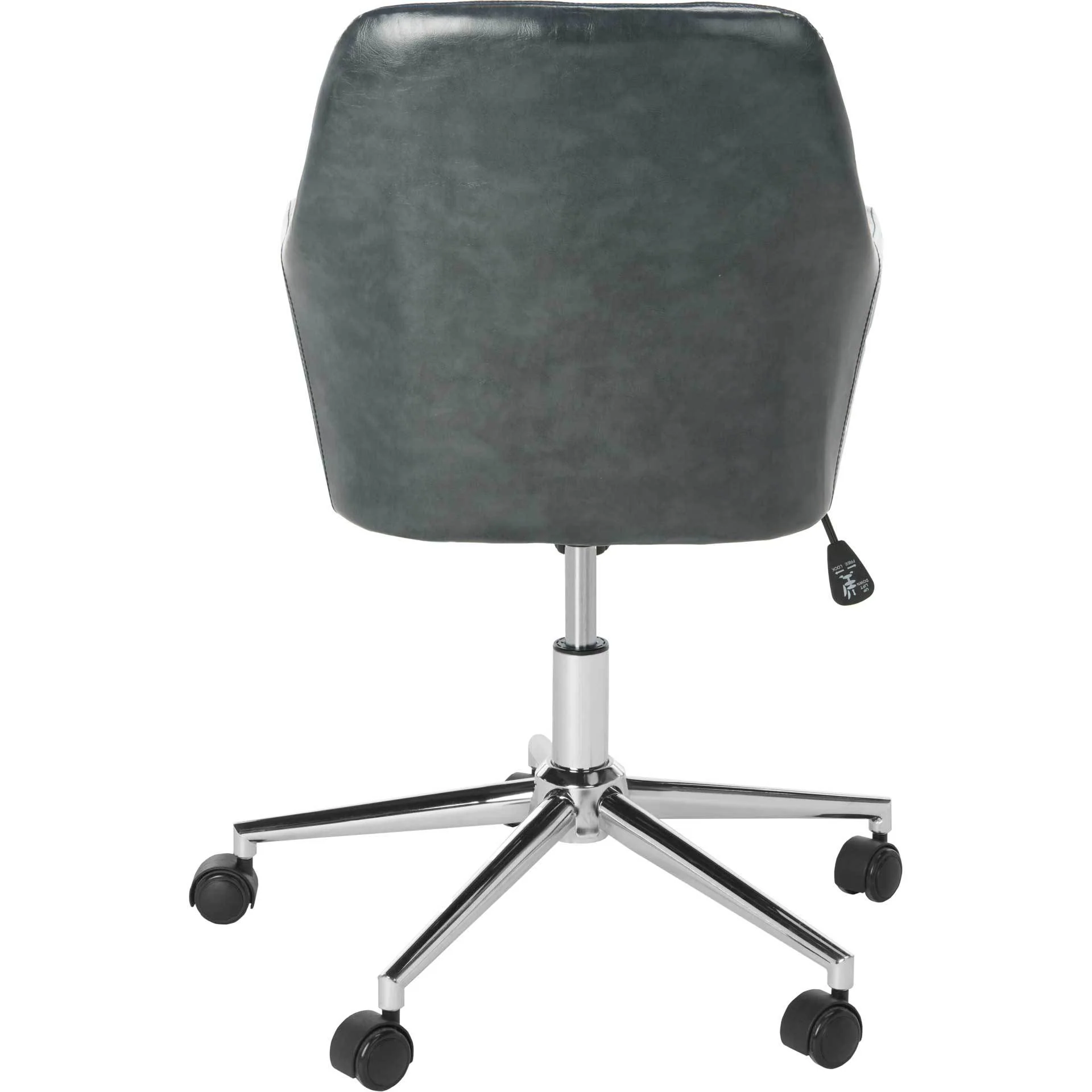 Caiden Swivel Office Chair Dark Gray - Image 4