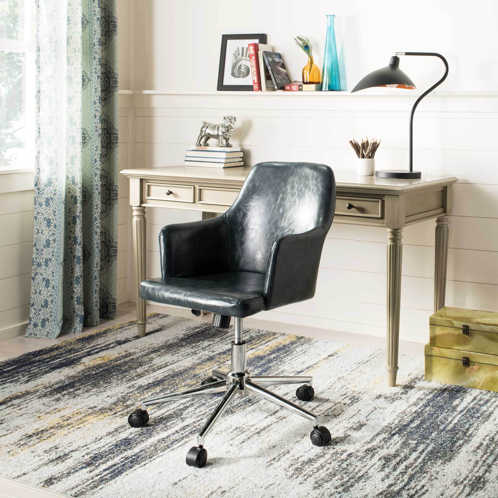 Caiden Swivel Office Chair Dark Gray - Image 6