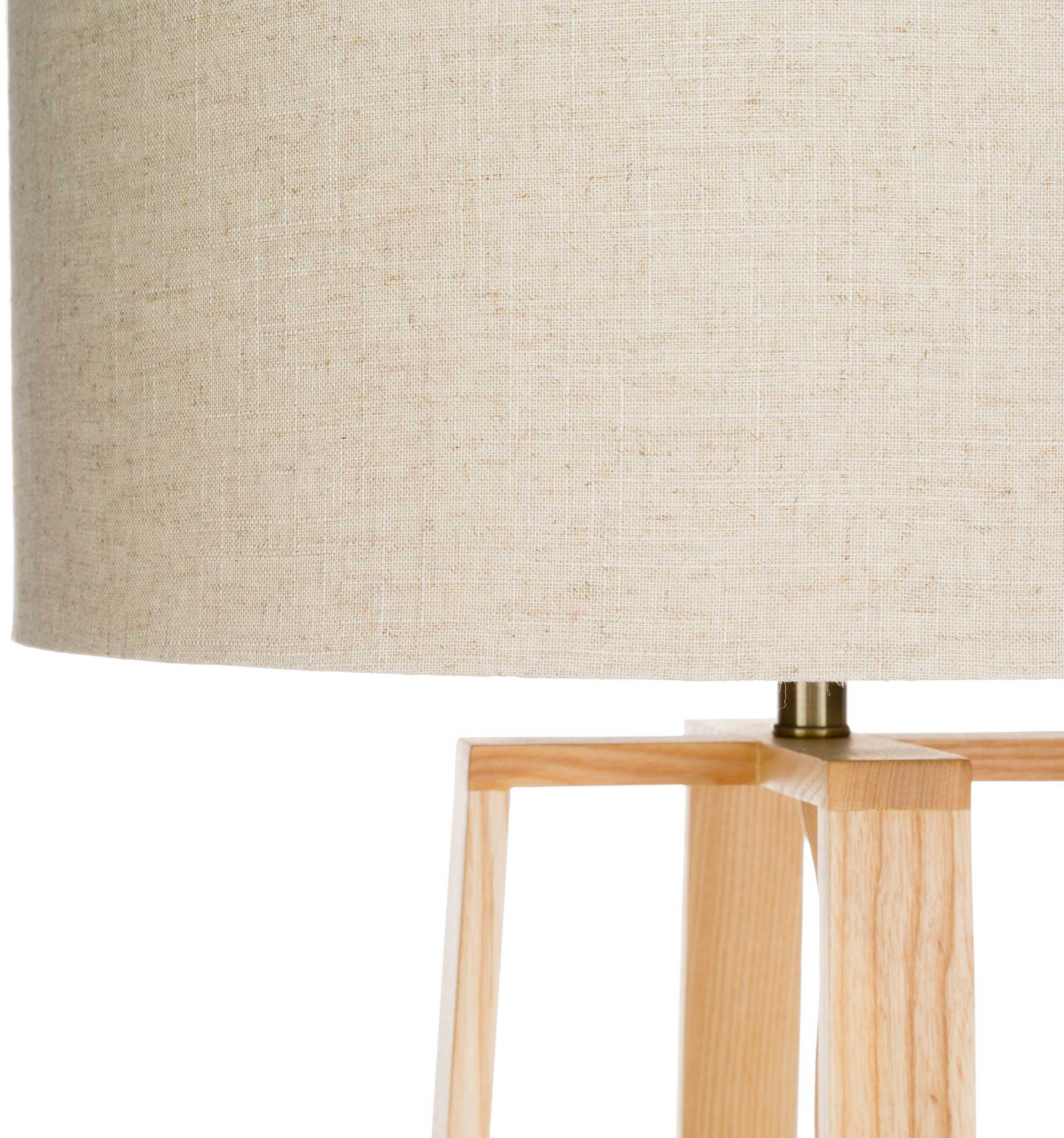 Cairo Floor Lamp Ivory/Natural/Off-White - Image 2