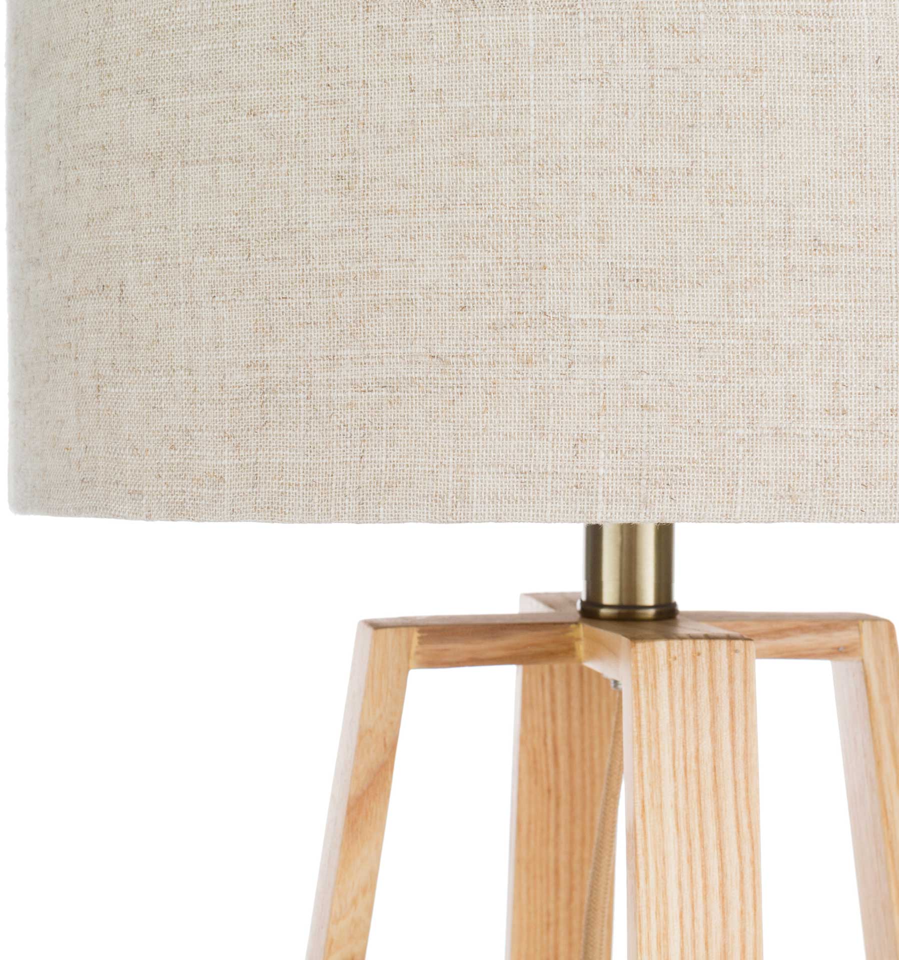 Cairo Table Lamp Ivory/Natural/Gray - Image 2