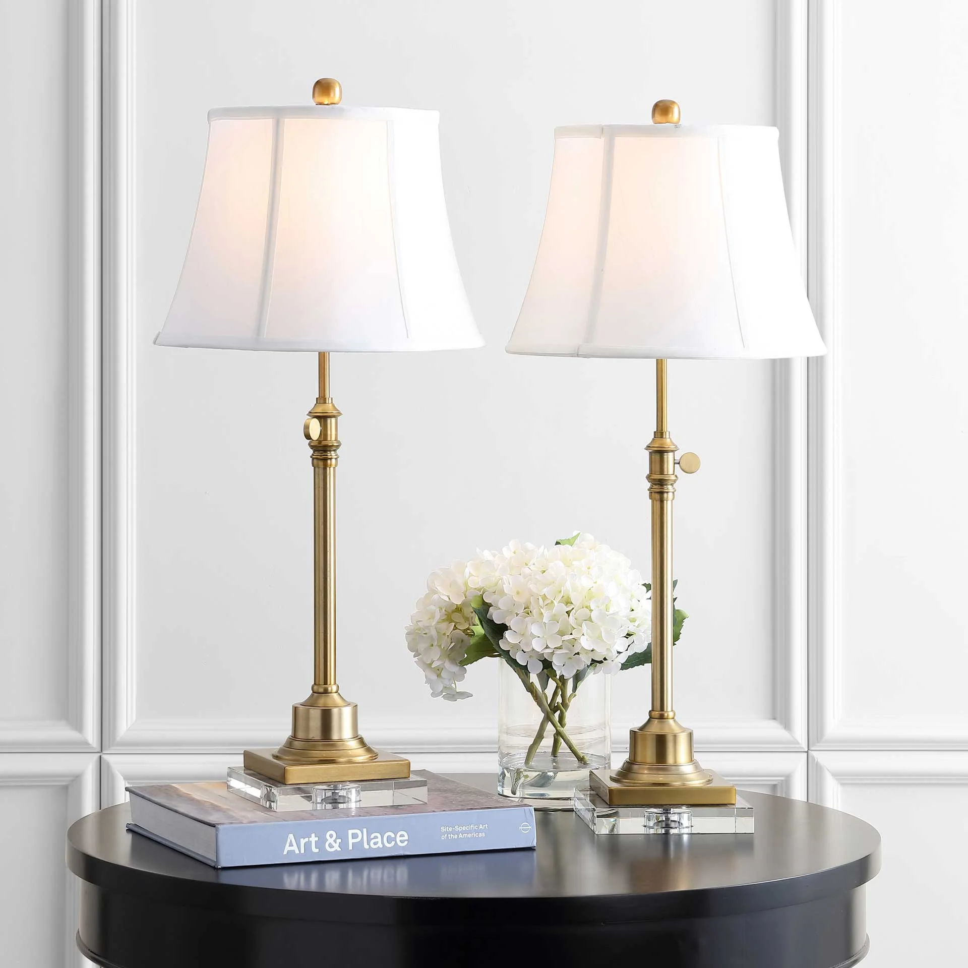Caitria Table Lamps Clear/Brass Gold (Set of 2) - Image 6