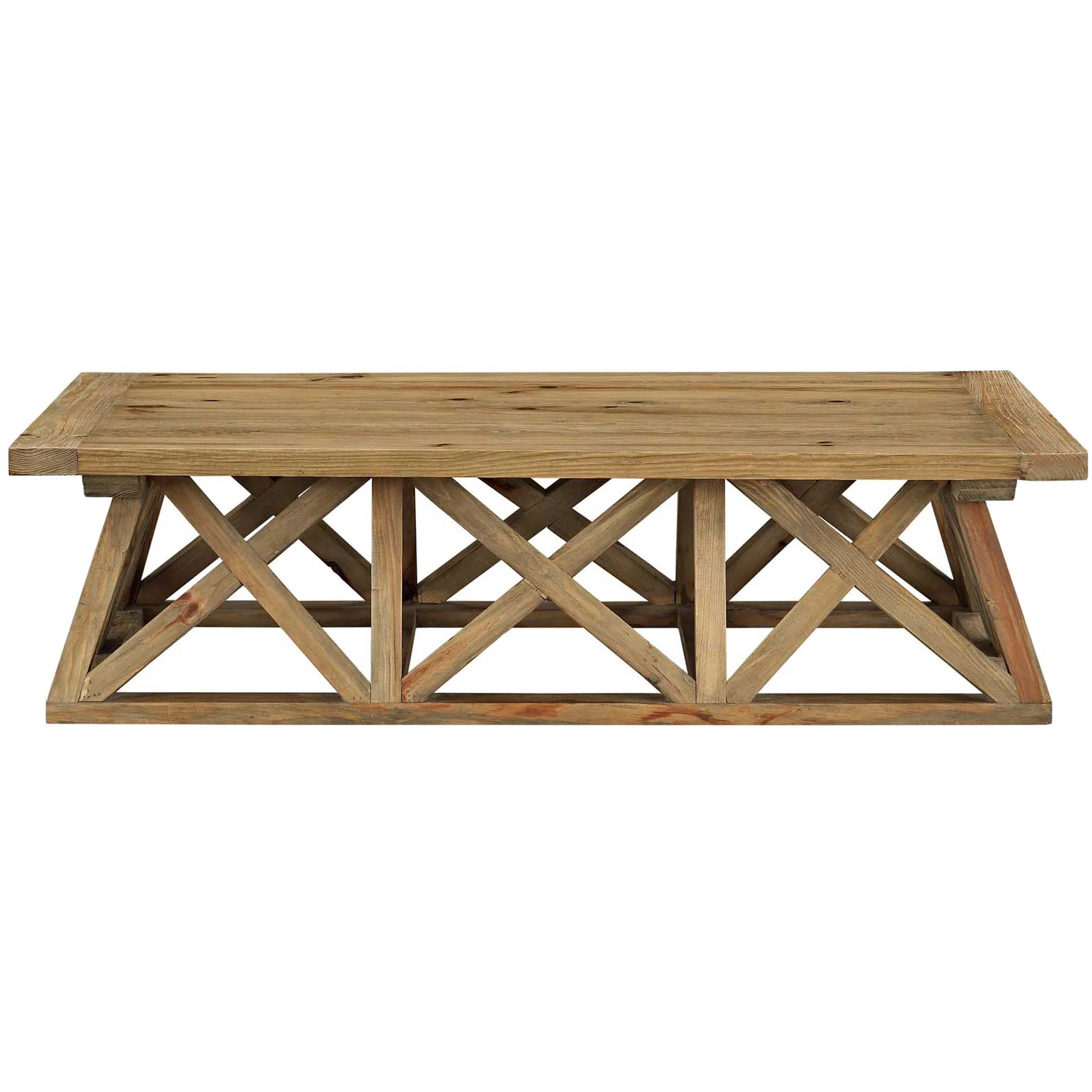Calera Wood Coffee Table Brown - Image 2