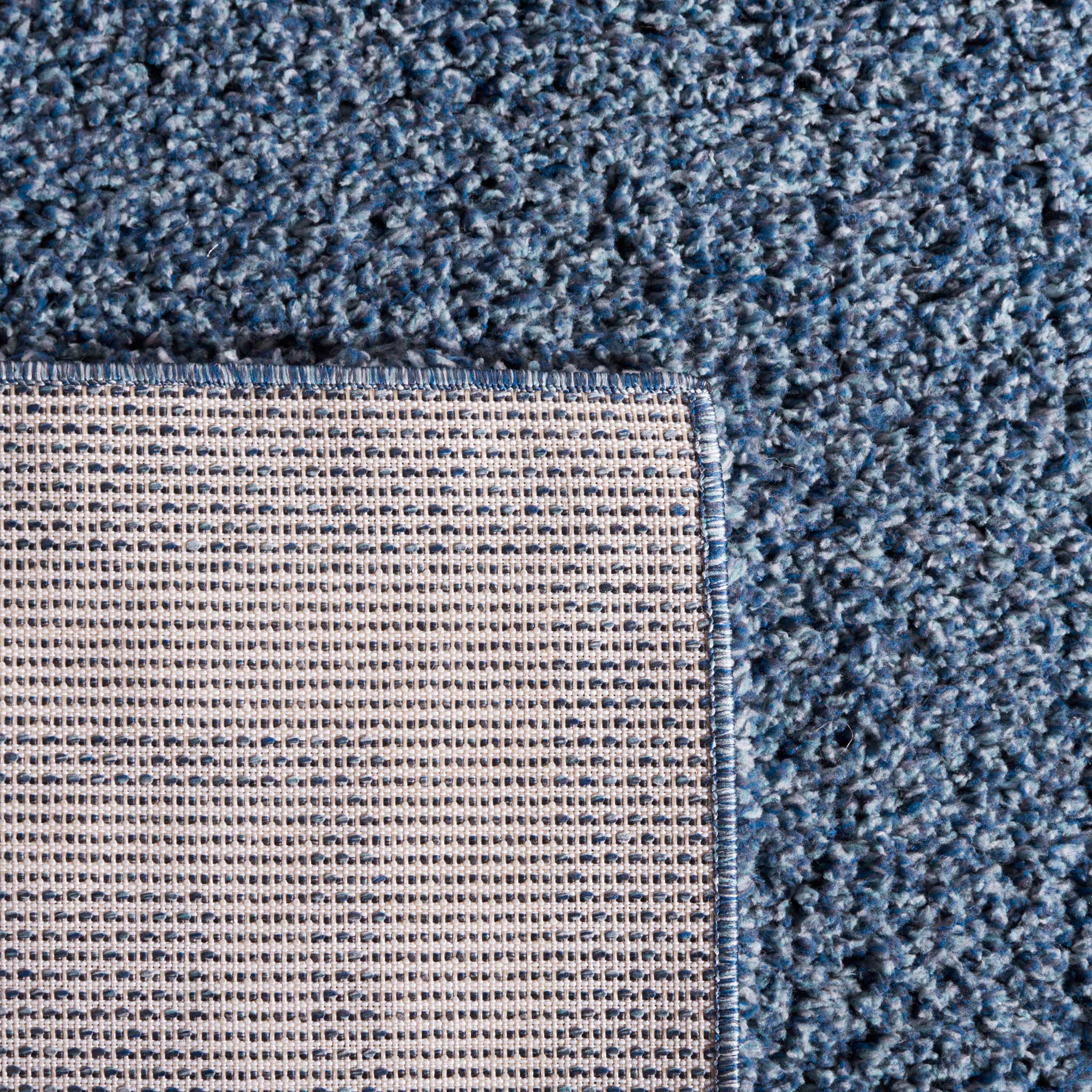 Calico Shag 100 Area Rug Blue/Ivory - Image 5