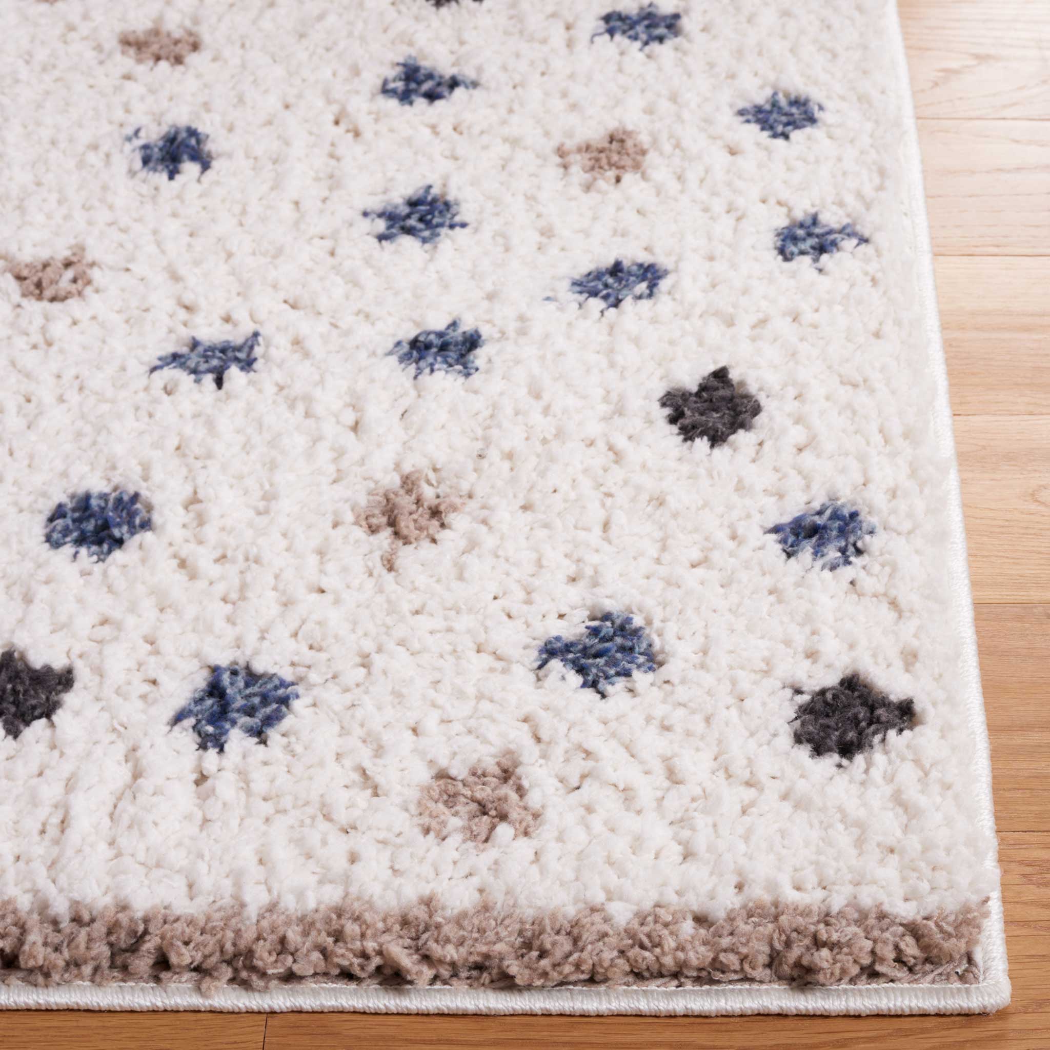 Calico Shag 102 Area Rug Ivory/Taupe - Image 2