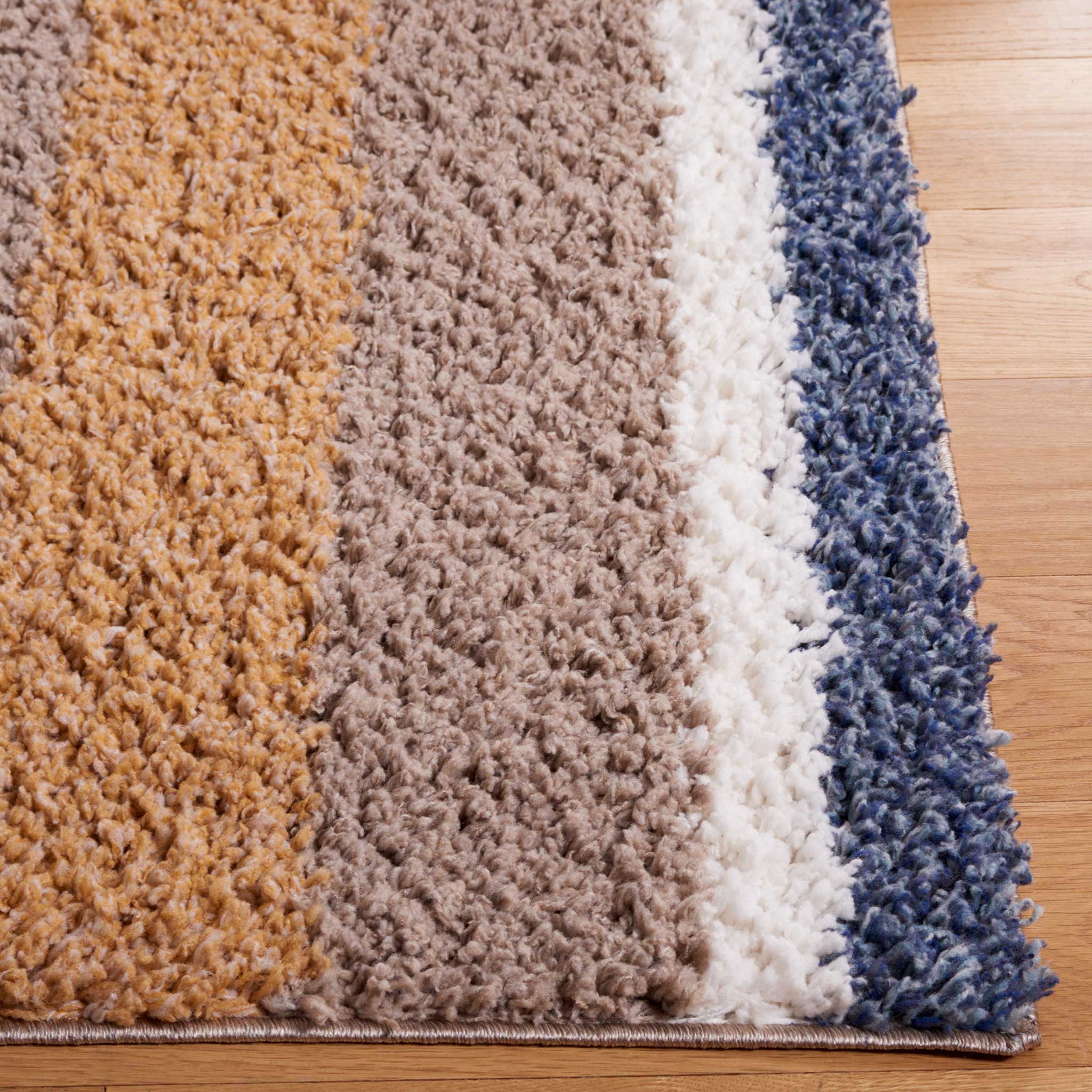 Calico Shag 104 Area Rug Taupe/Ivory - Image 2