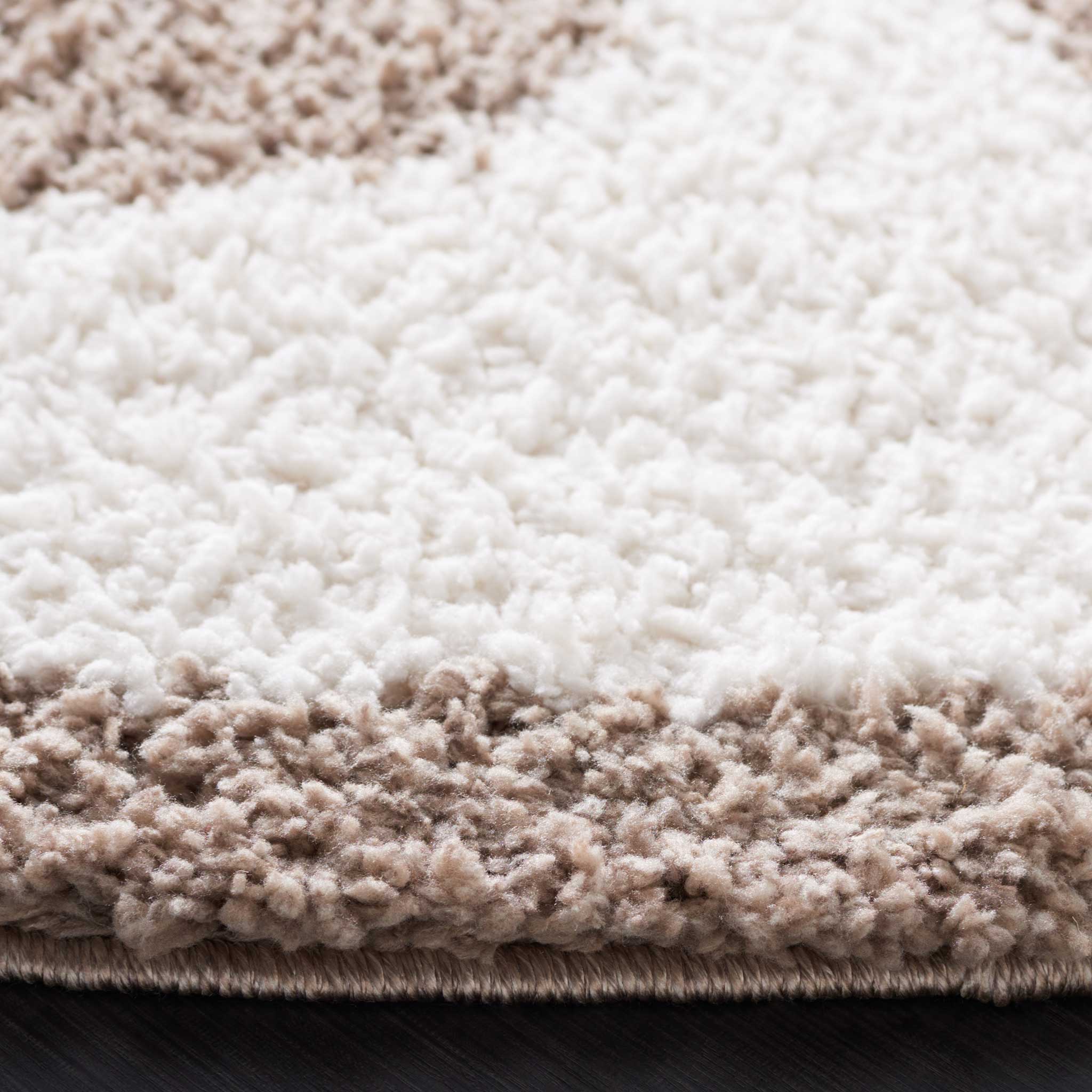 Calico Shag 114 Round Rug Ivory/Blue - Image 2