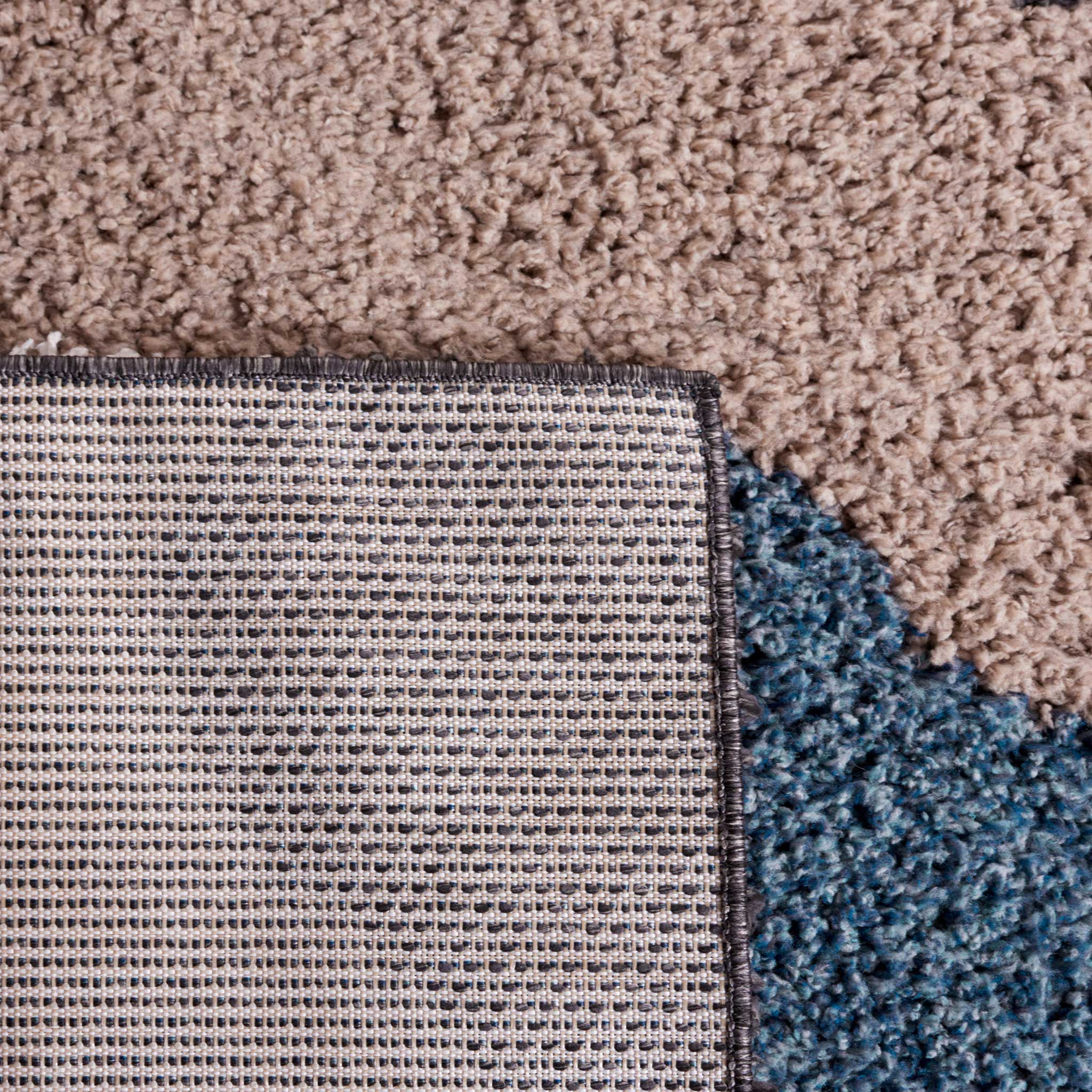 Calico Shag 116 Area Rug Black/Taupe - Image 5