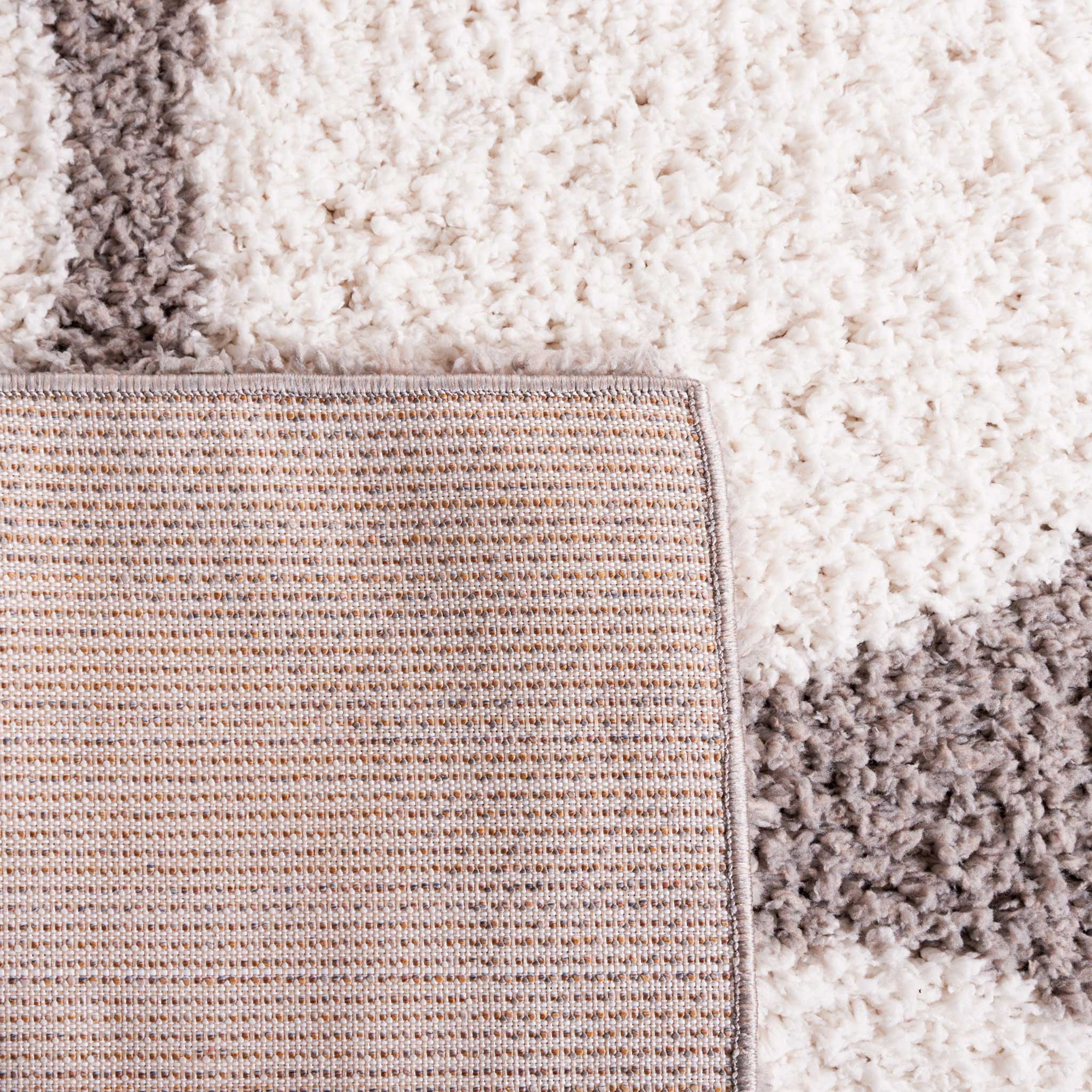 Calico Shag 120 Area Rug Gray/Ivory - Image 5