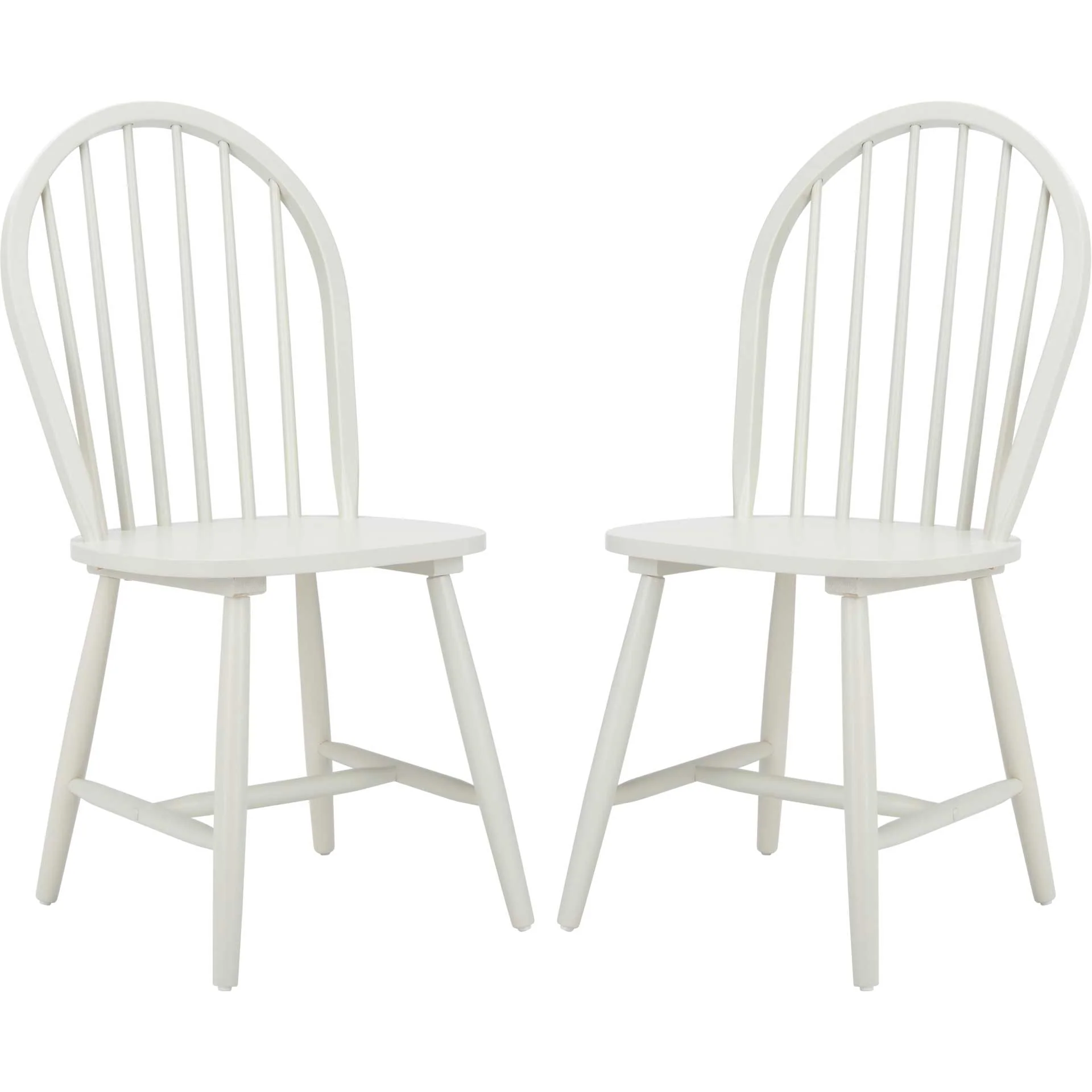 Calista Spindle Back Chair Off White (Set of 2) - Image 2