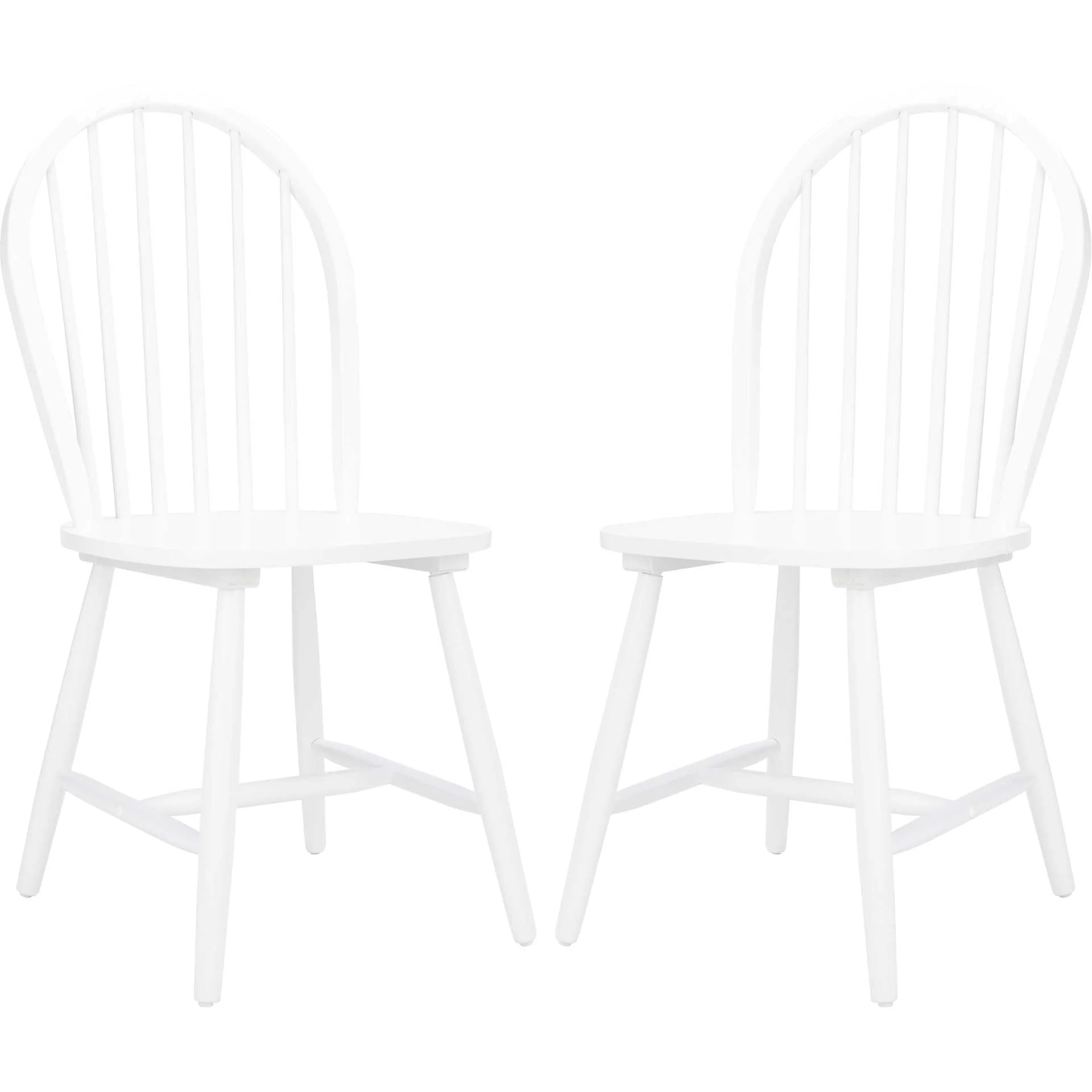 Calista Spindle Back Chair White (Set of 2) - Image 2