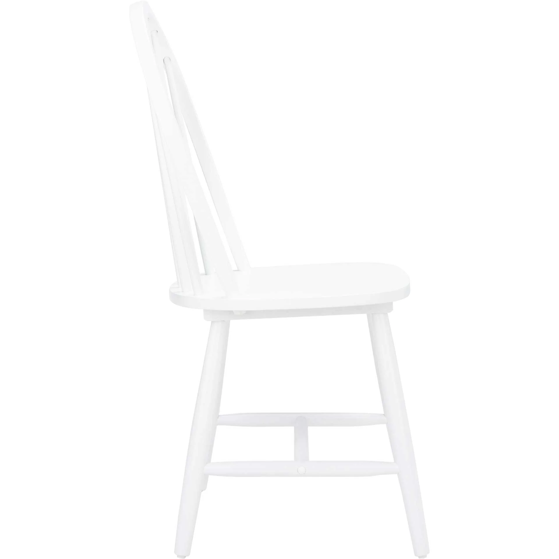 Calista Spindle Back Chair White (Set of 2) - Image 4