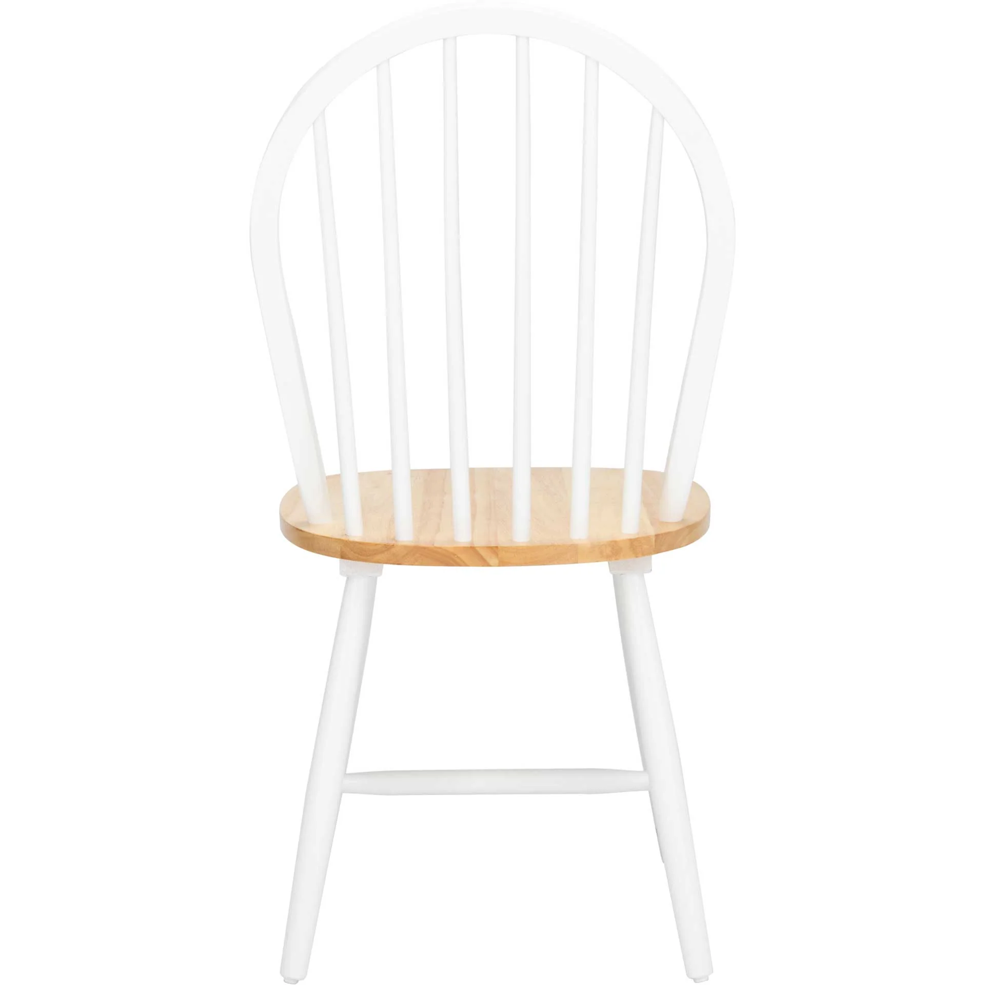 Calista Spindle Back Chair White/Natural (Set of 2) - Image 5