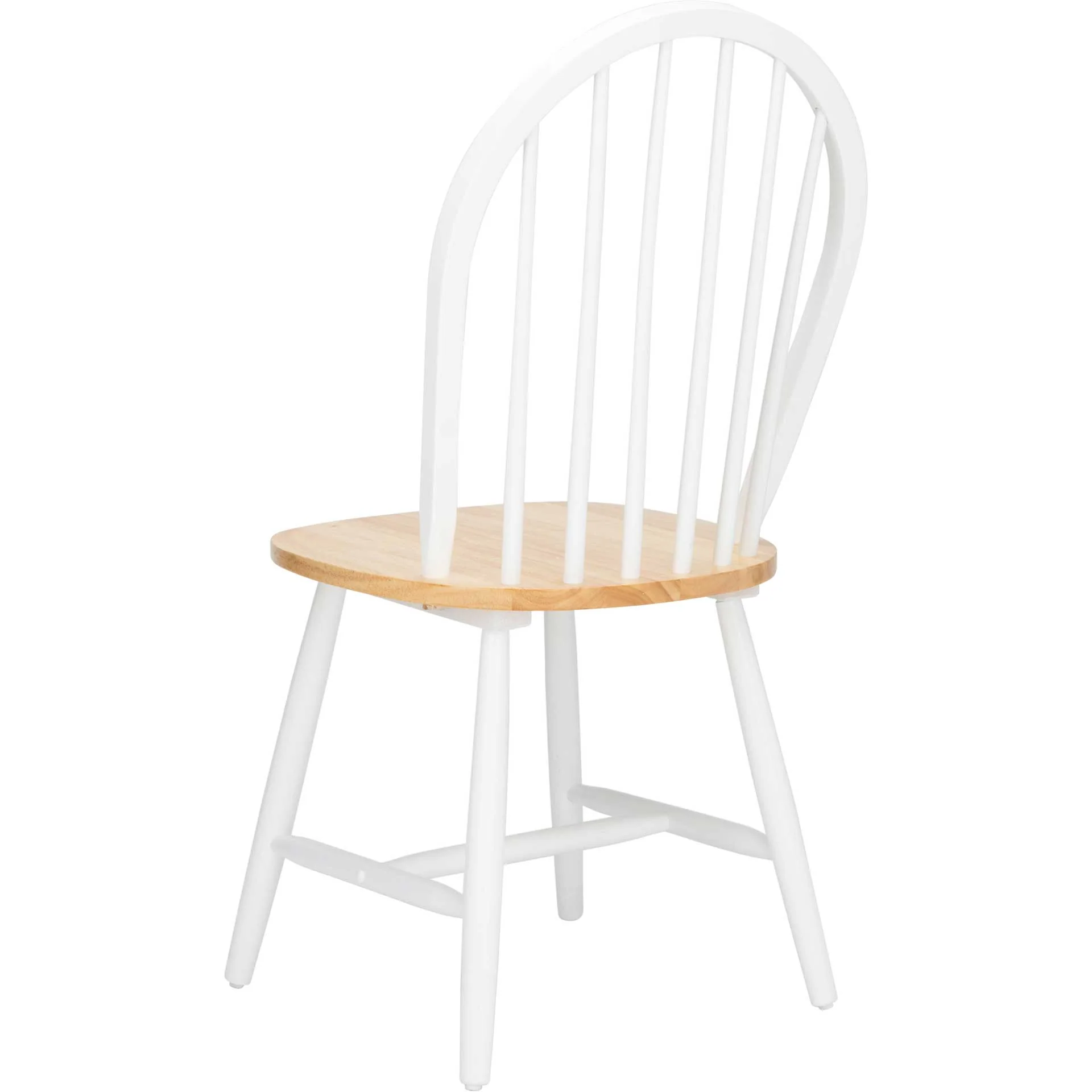 Calista Spindle Back Chair White/Natural (Set of 2) - Image 6