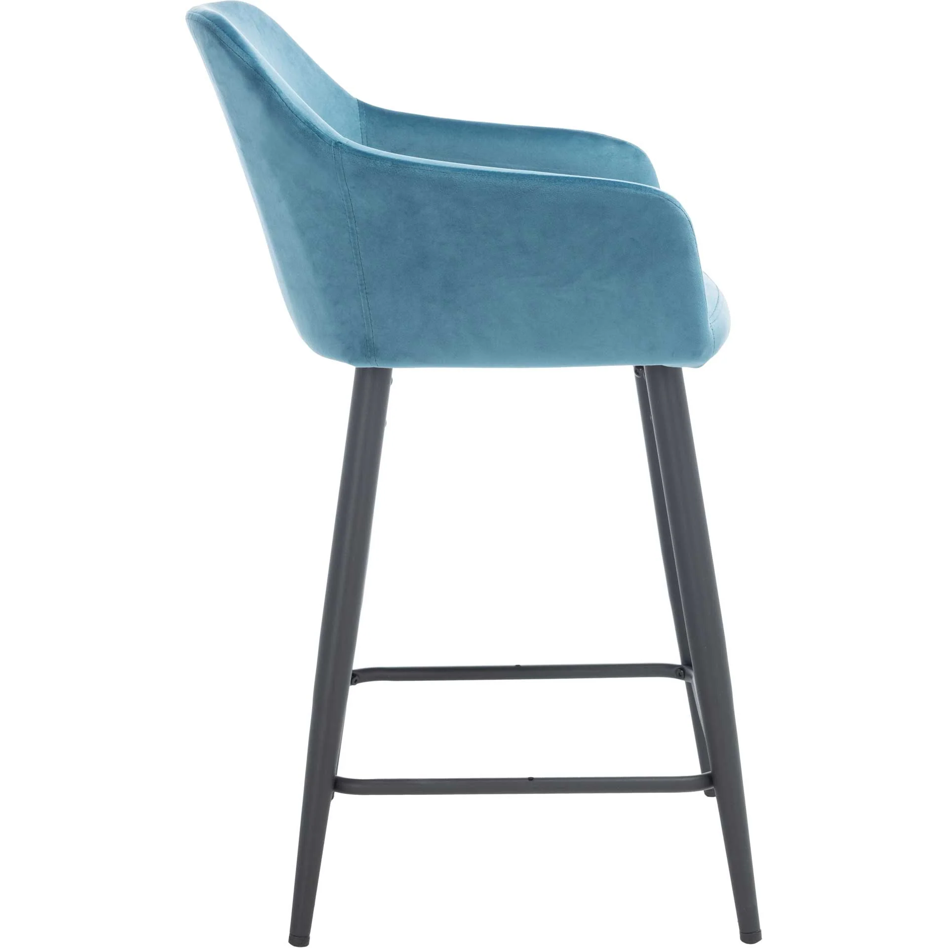 Calix Counter Stool Denim Blue/Black - Image 2