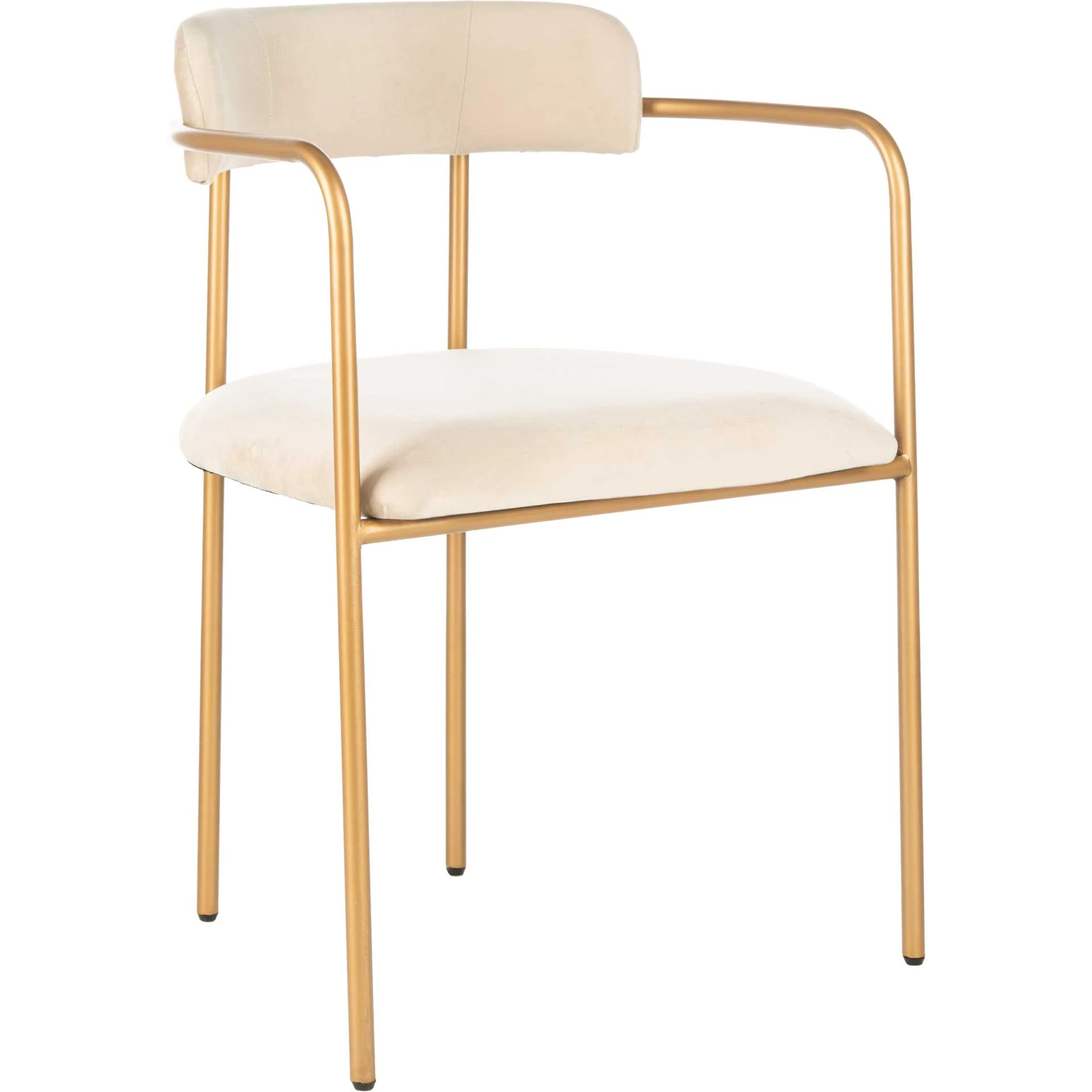 Callahan Side Chair Beige/Gold (Set of 2) - Image 3