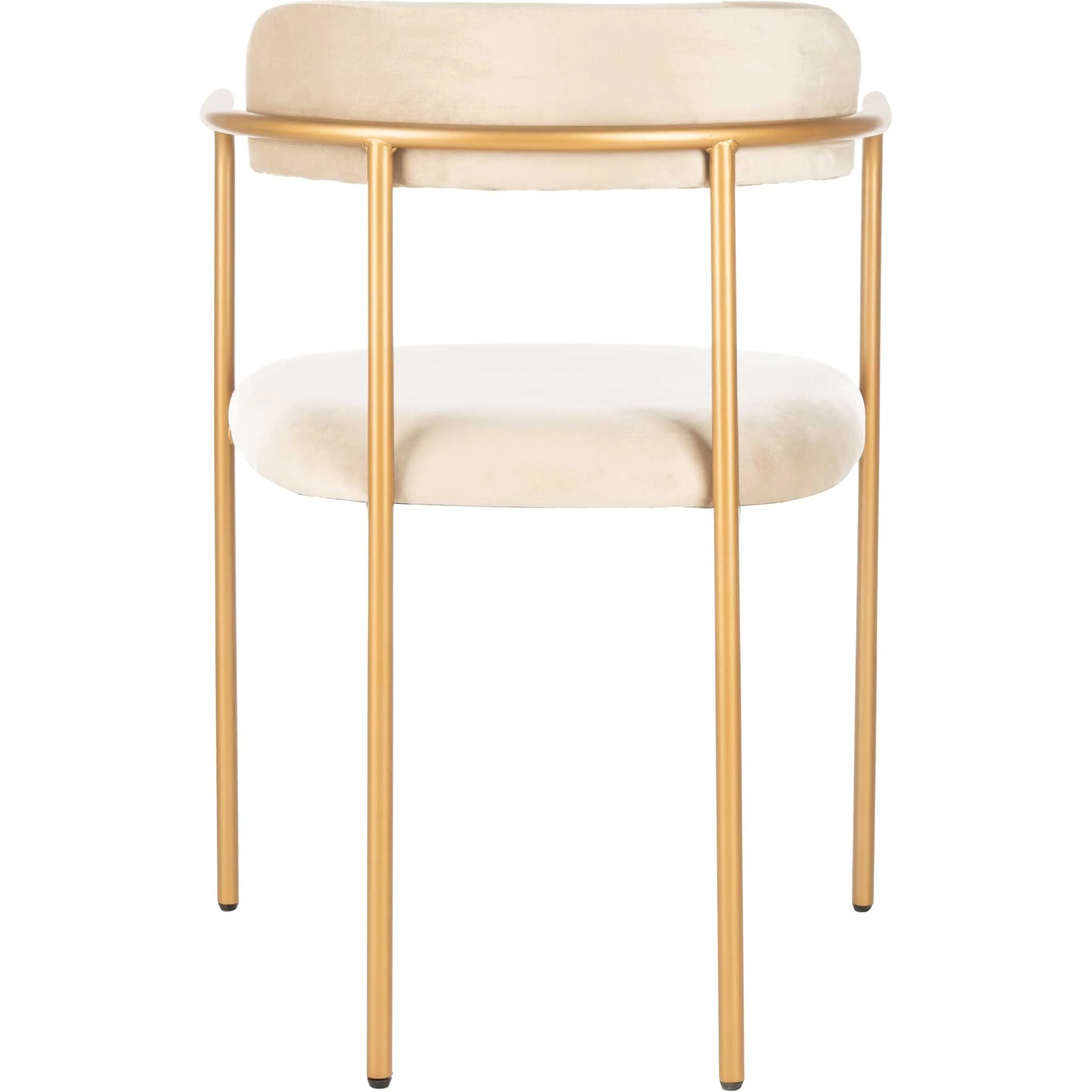 Callahan Side Chair Beige/Gold (Set of 2) - Image 5