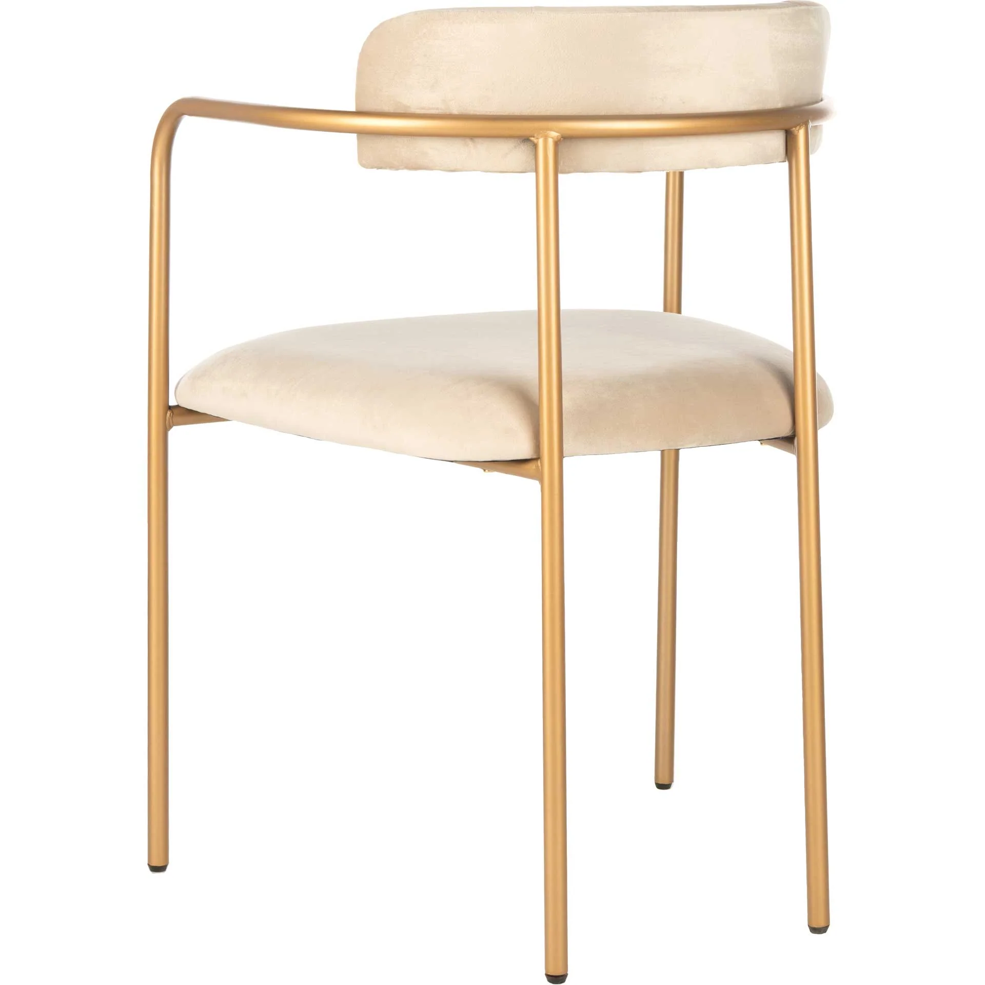 Callahan Side Chair Beige/Gold (Set of 2) - Image 6