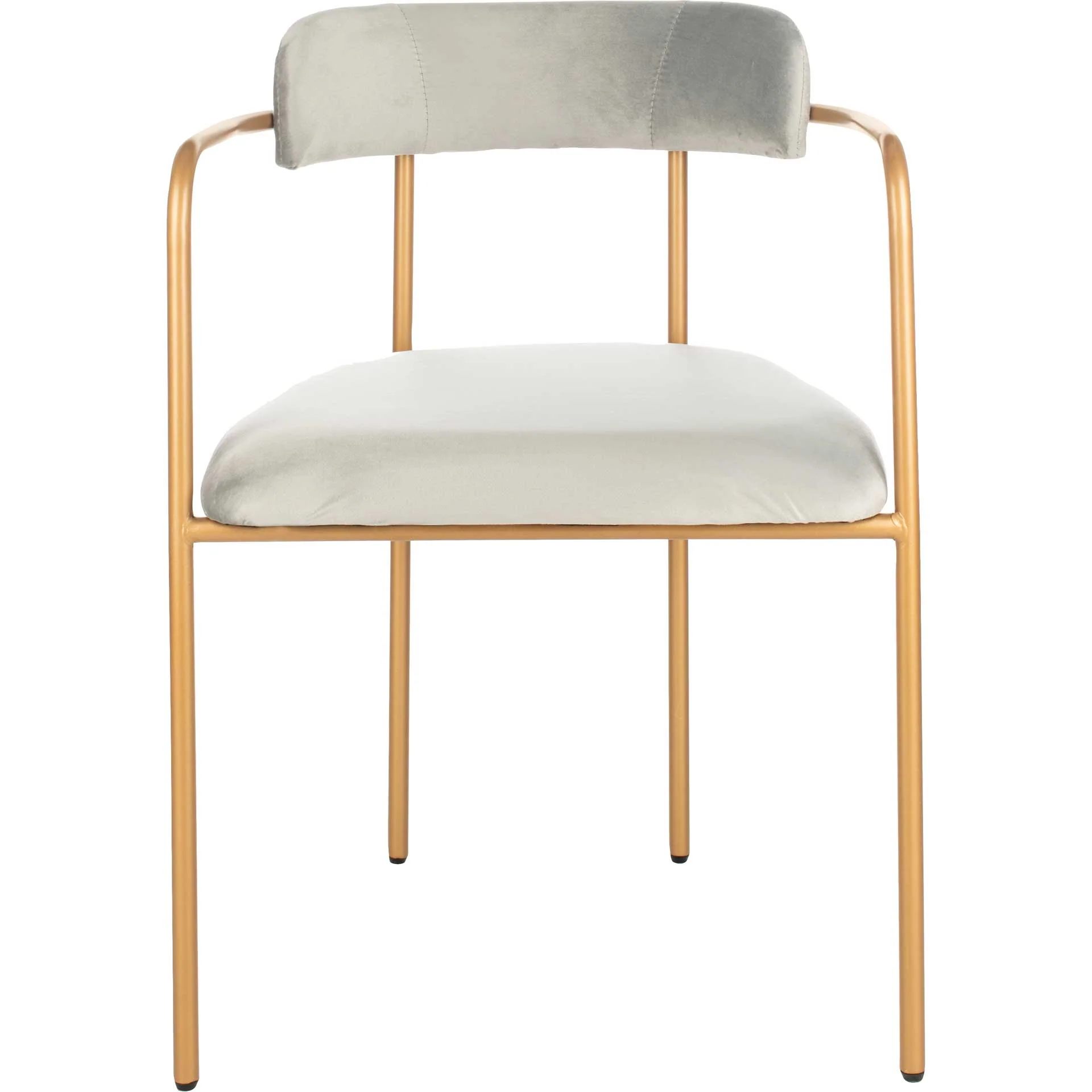 Callahan Side Chair Gray/Gold (Set of 2) - Image 3