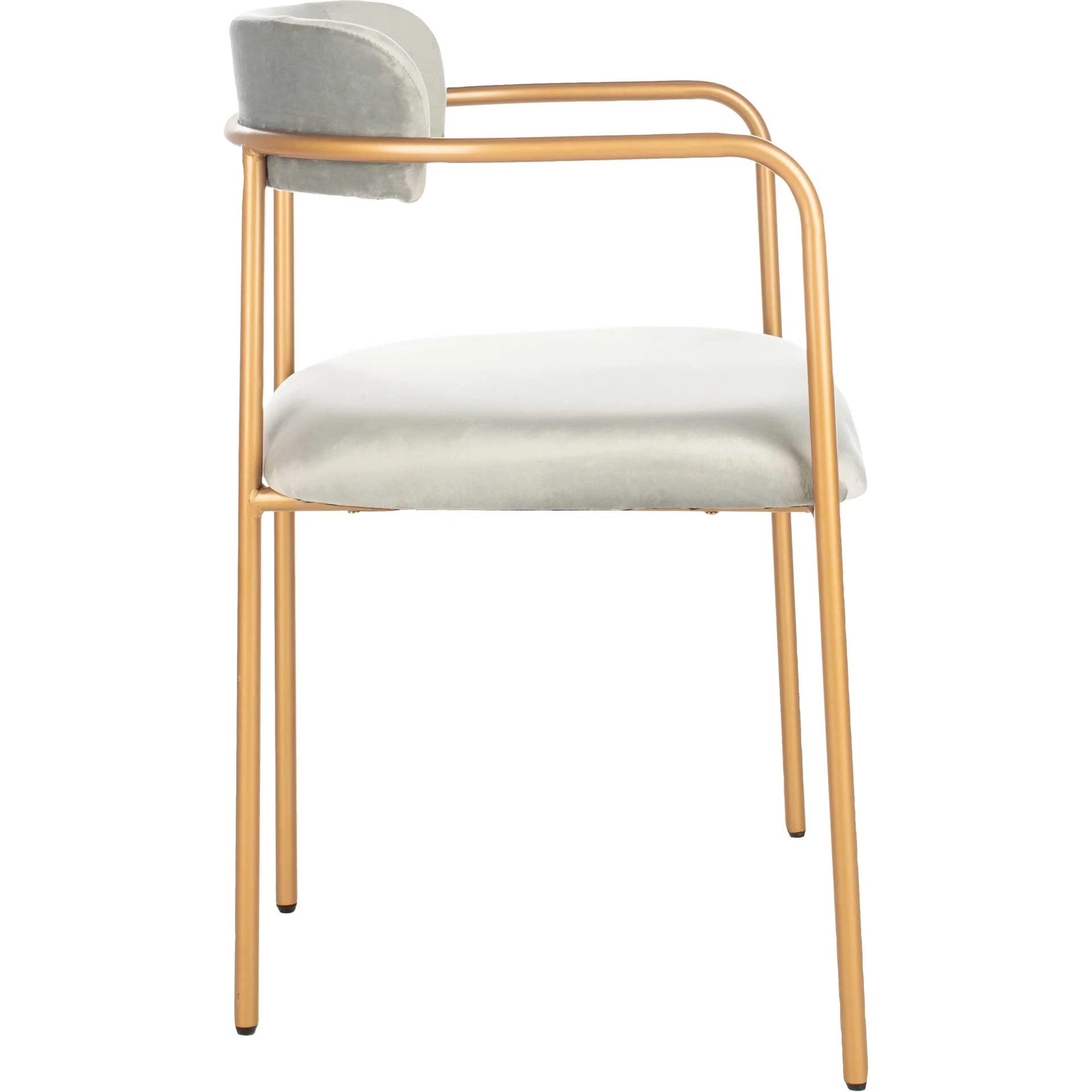 Callahan Side Chair Gray/Gold (Set of 2) - Image 4
