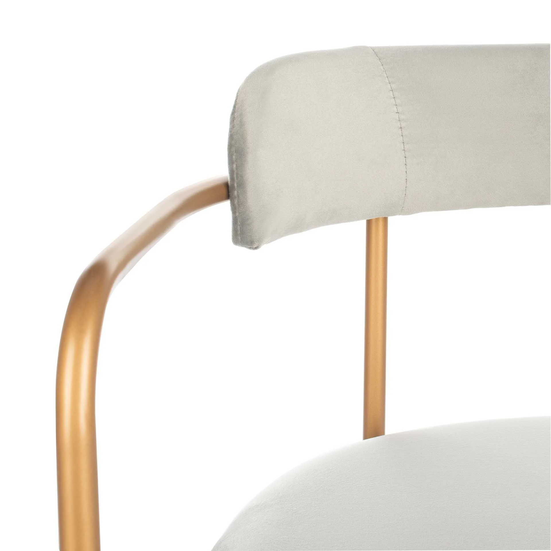 Callahan Side Chair Gray/Gold (Set of 2) - Image 8