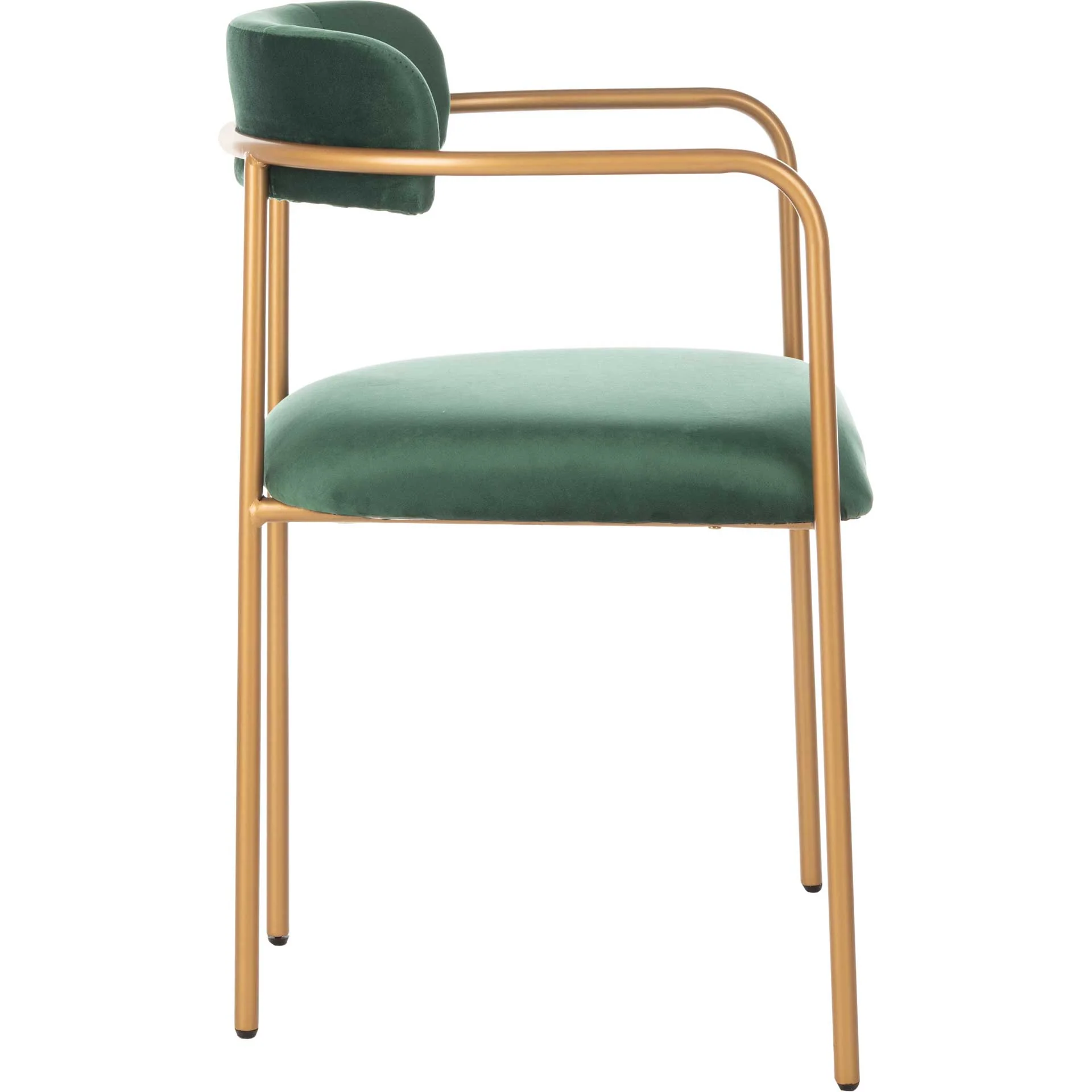 Callahan Side Chair Malachite Green/Gold (Set of 2) - Image 4