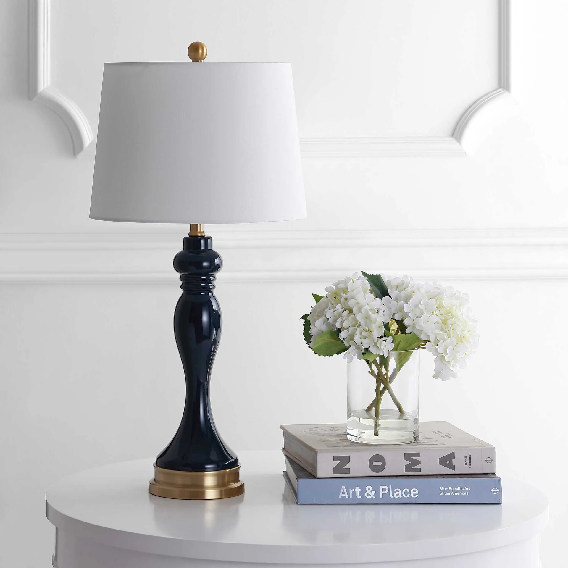 Callan Table Lamp Navy - Image 3