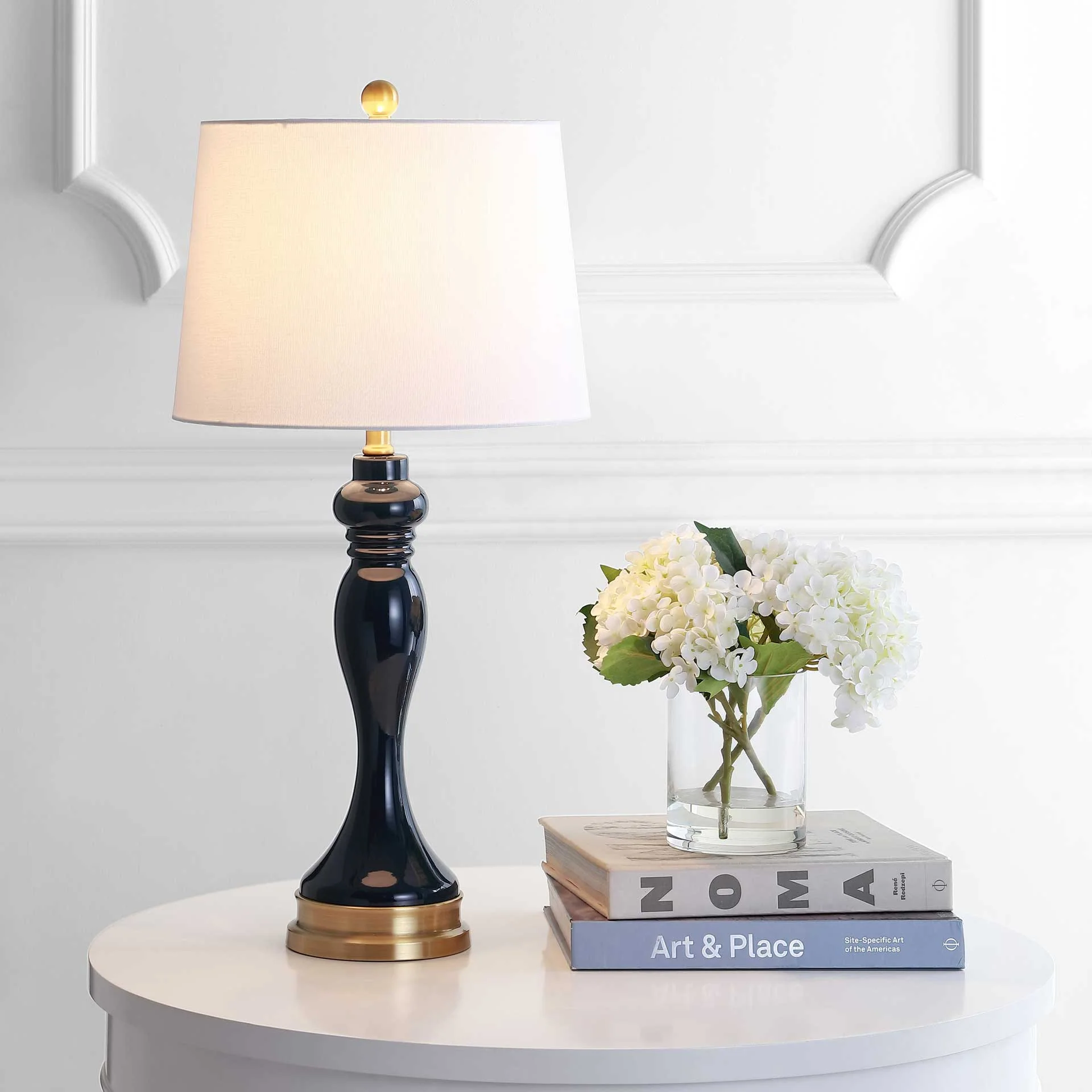 Callan Table Lamp Navy - Image 4