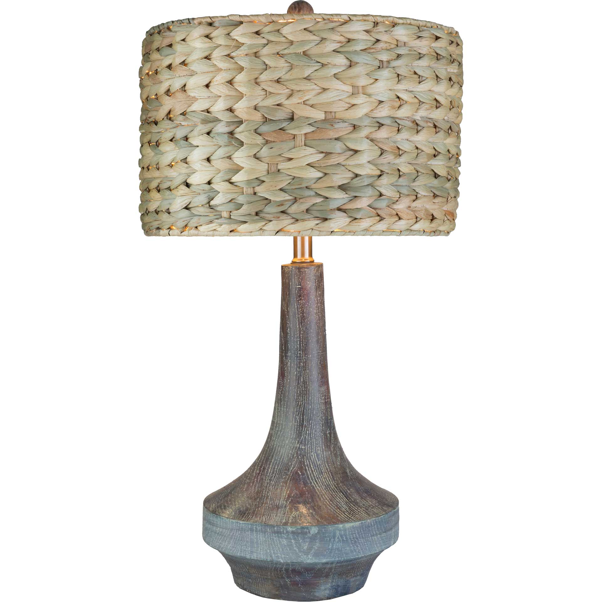 Callum Table Lamp Camel/Slate Gray/Natural - Image 2