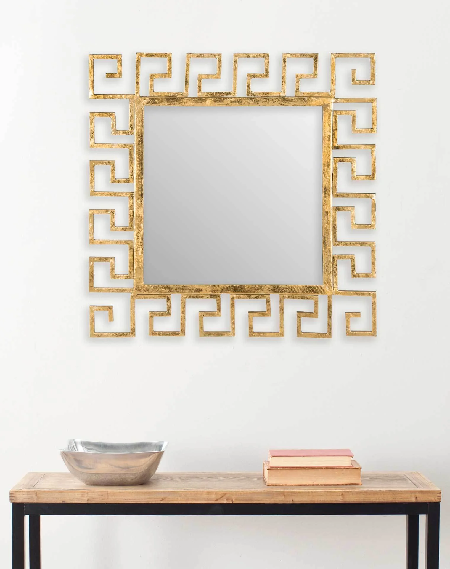 Calvin Greek Key Mirror - Image 3