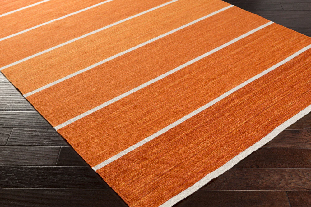 Calvin Rust/Coral Area Rug - Image 3