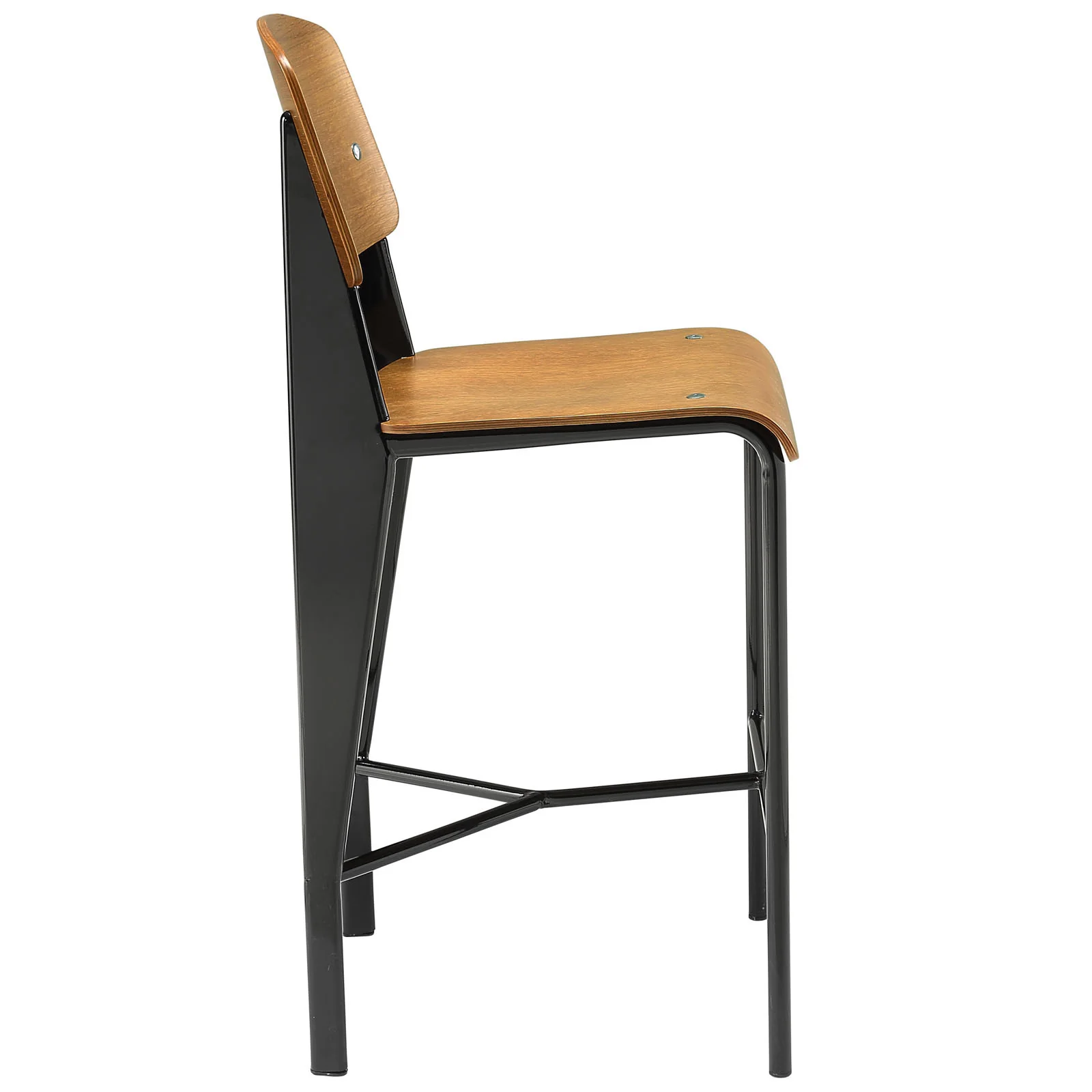 Calypso Counter Stool Walnut Black - Image 2