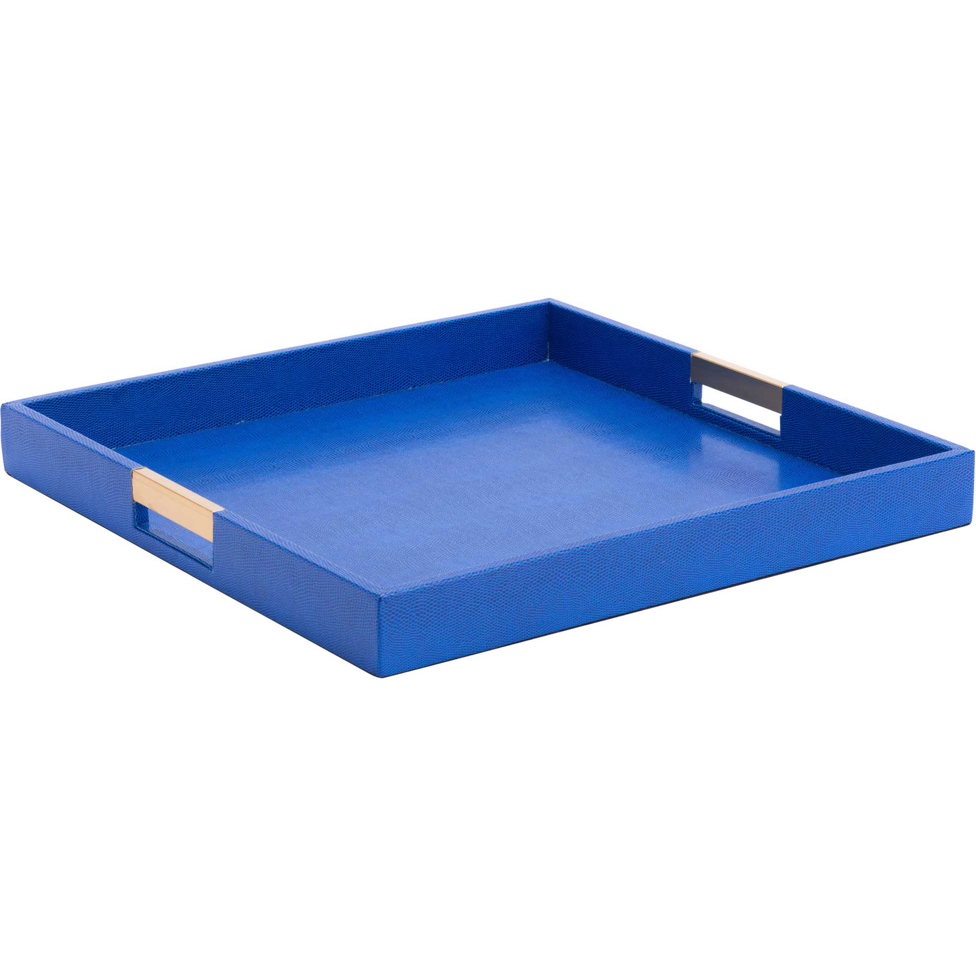 Camba Lizard Skin Tray Blue (Set of 3) - Image 3