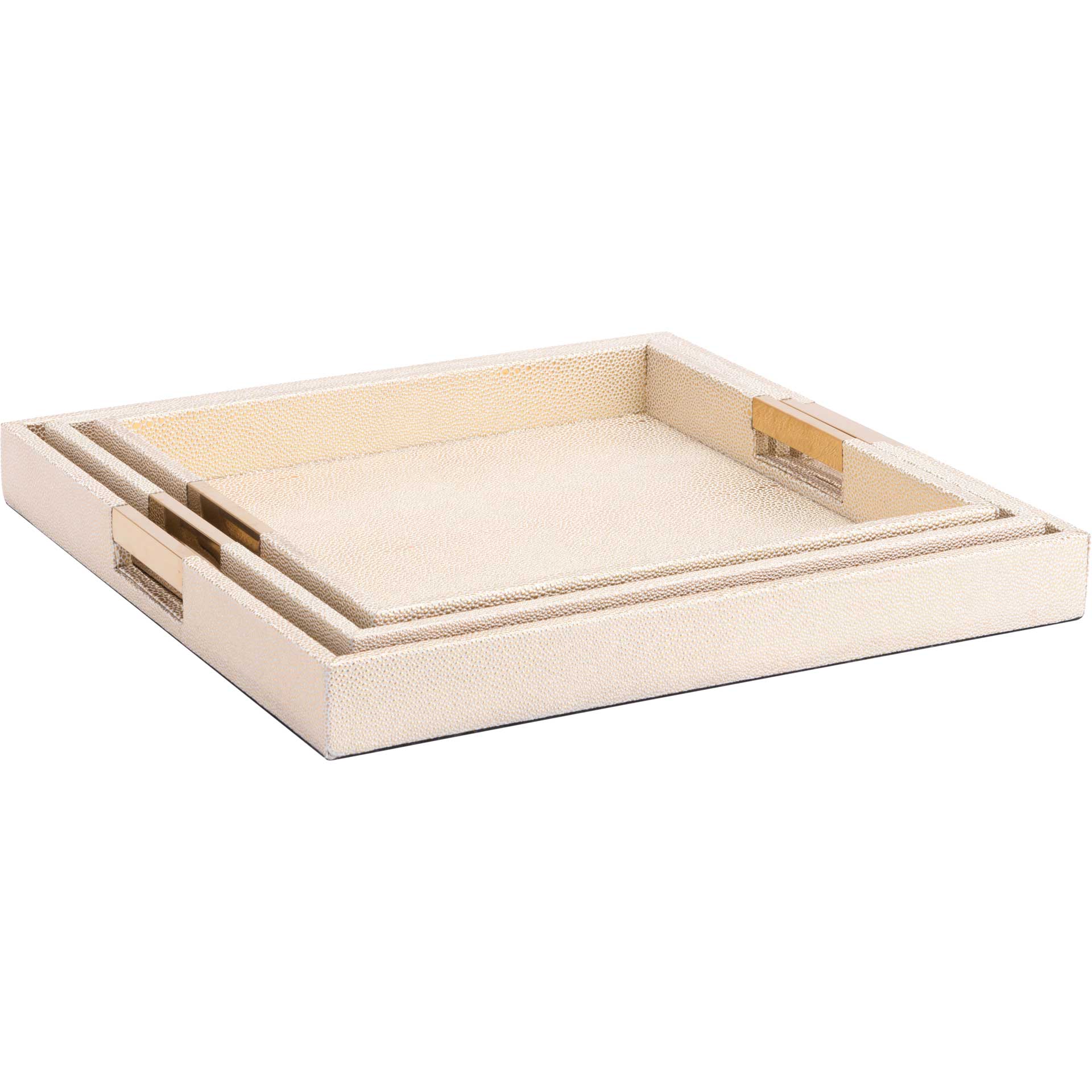 Camba Lizard Skin Tray Cream (Set of 3) - Image 2