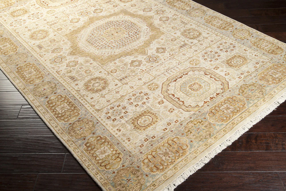 Cambridge Beige/Gold Area Rug - Image 2