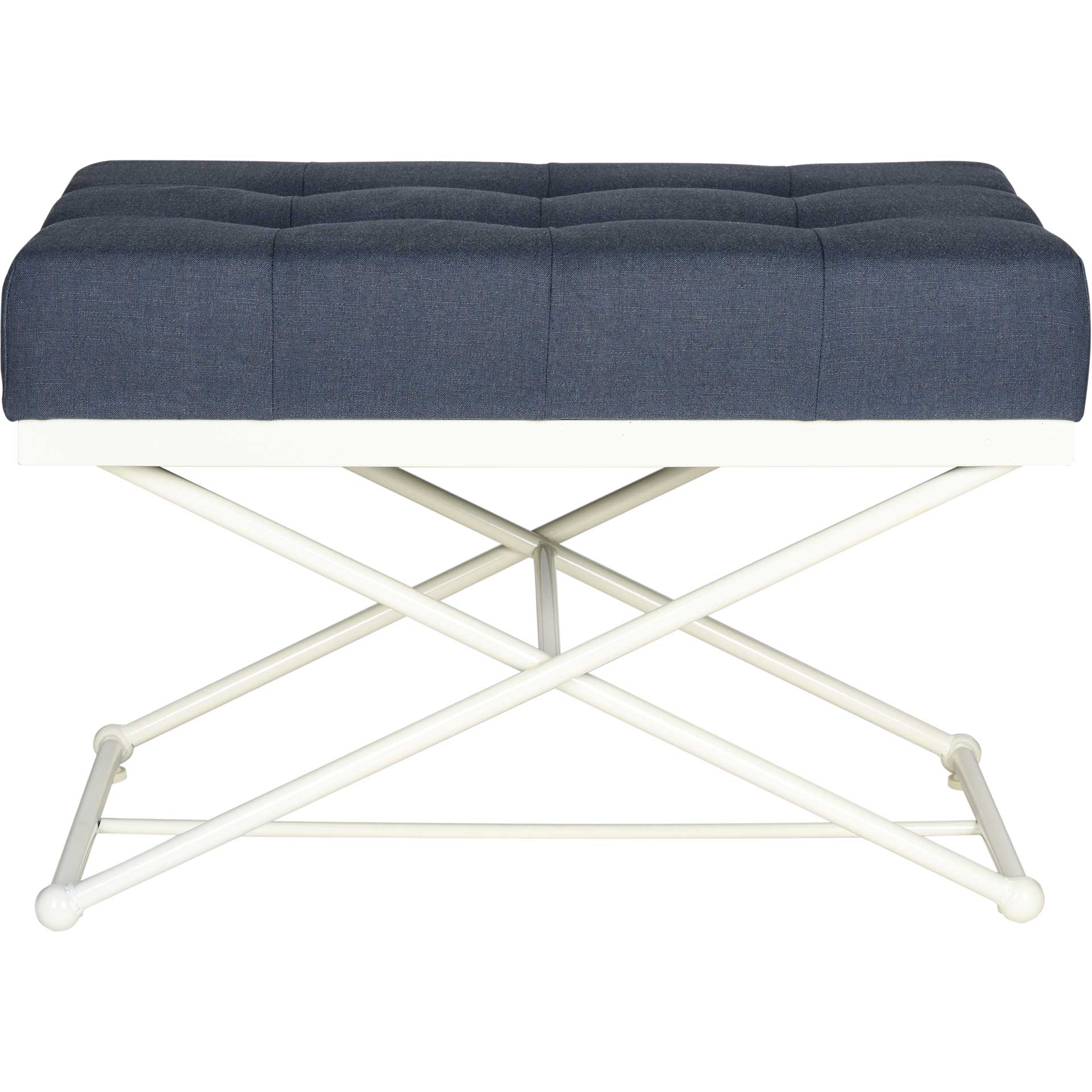Camila Bench Navy/Cream - Image 2