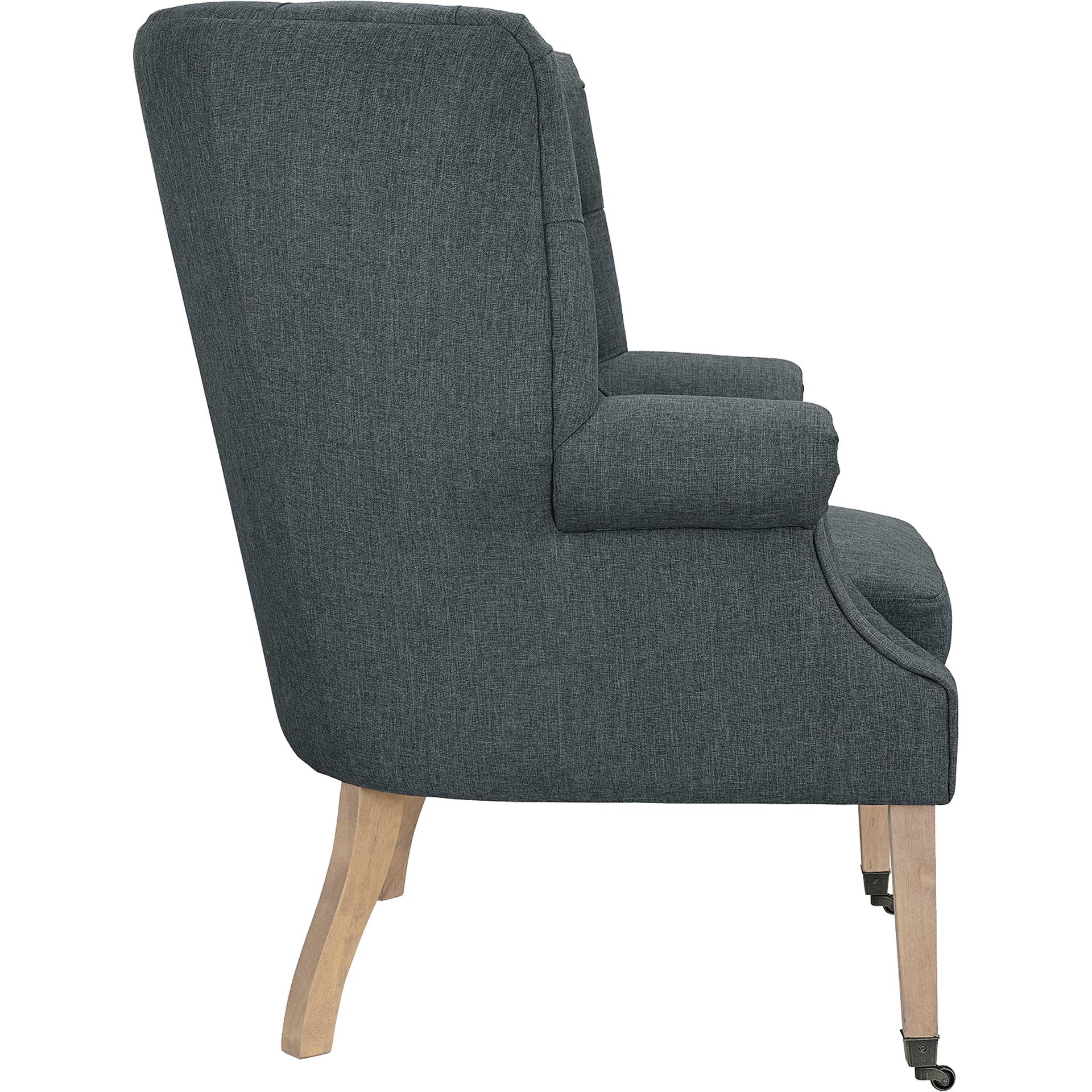 Camron Upholstered Fabric Lounge Chair Gray - Image 2